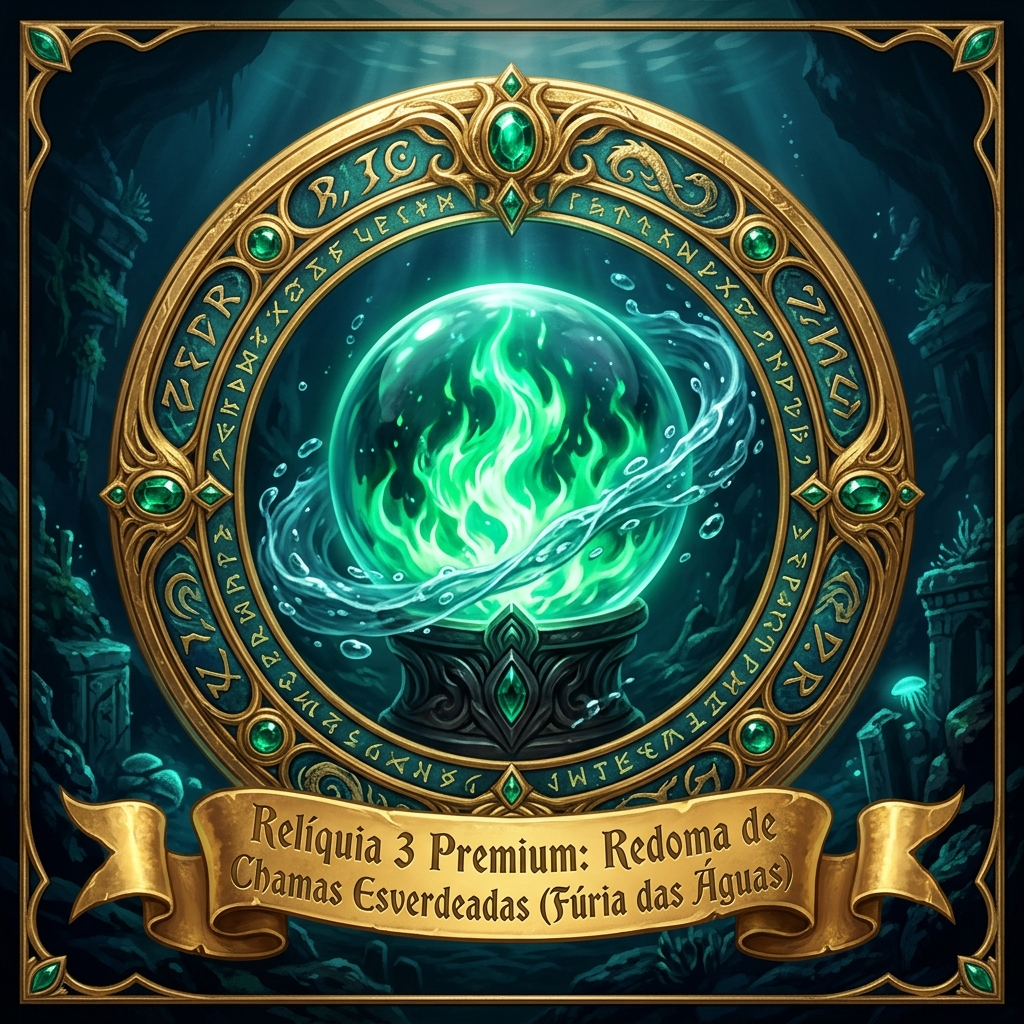 Redoma de Chamas Esverdeadas