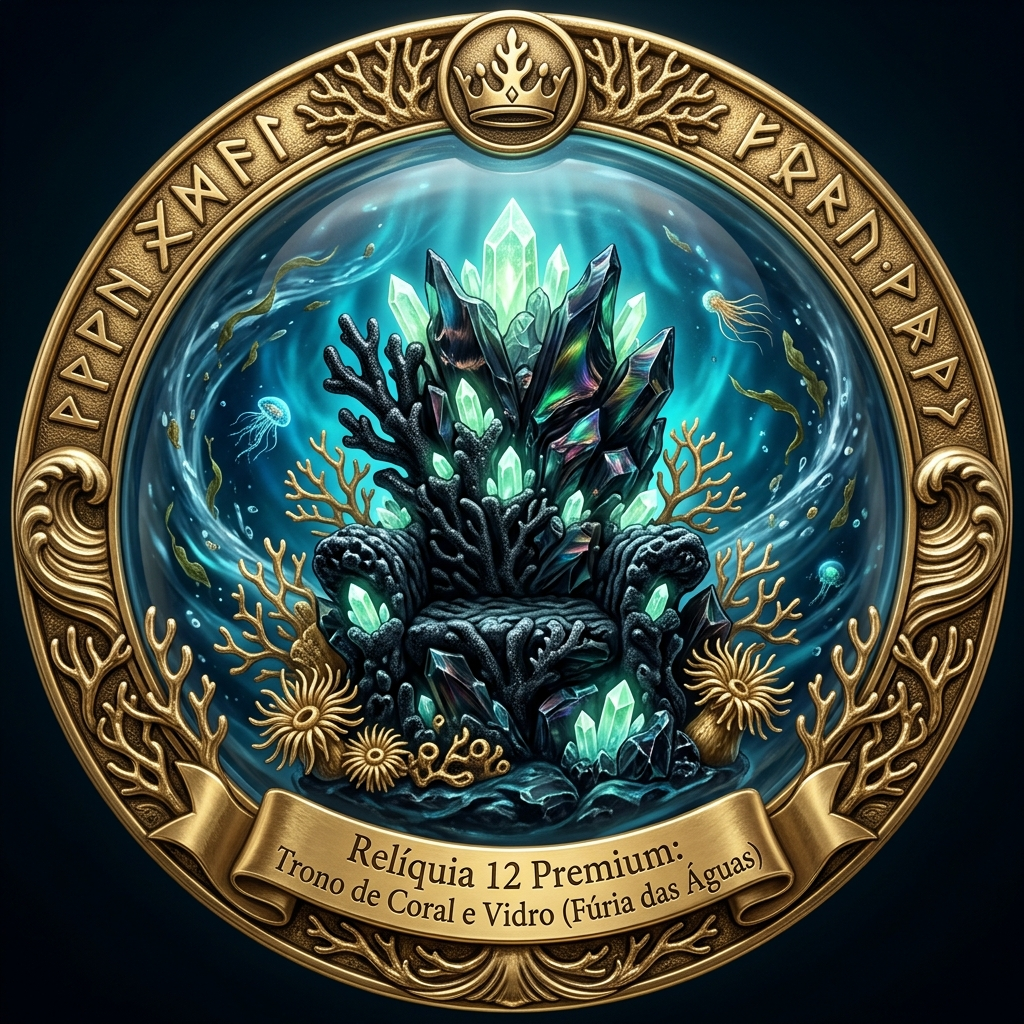 Trono de Coral e Vidro