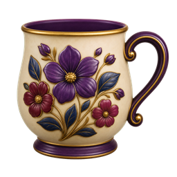 Caneca Floral de Kelly