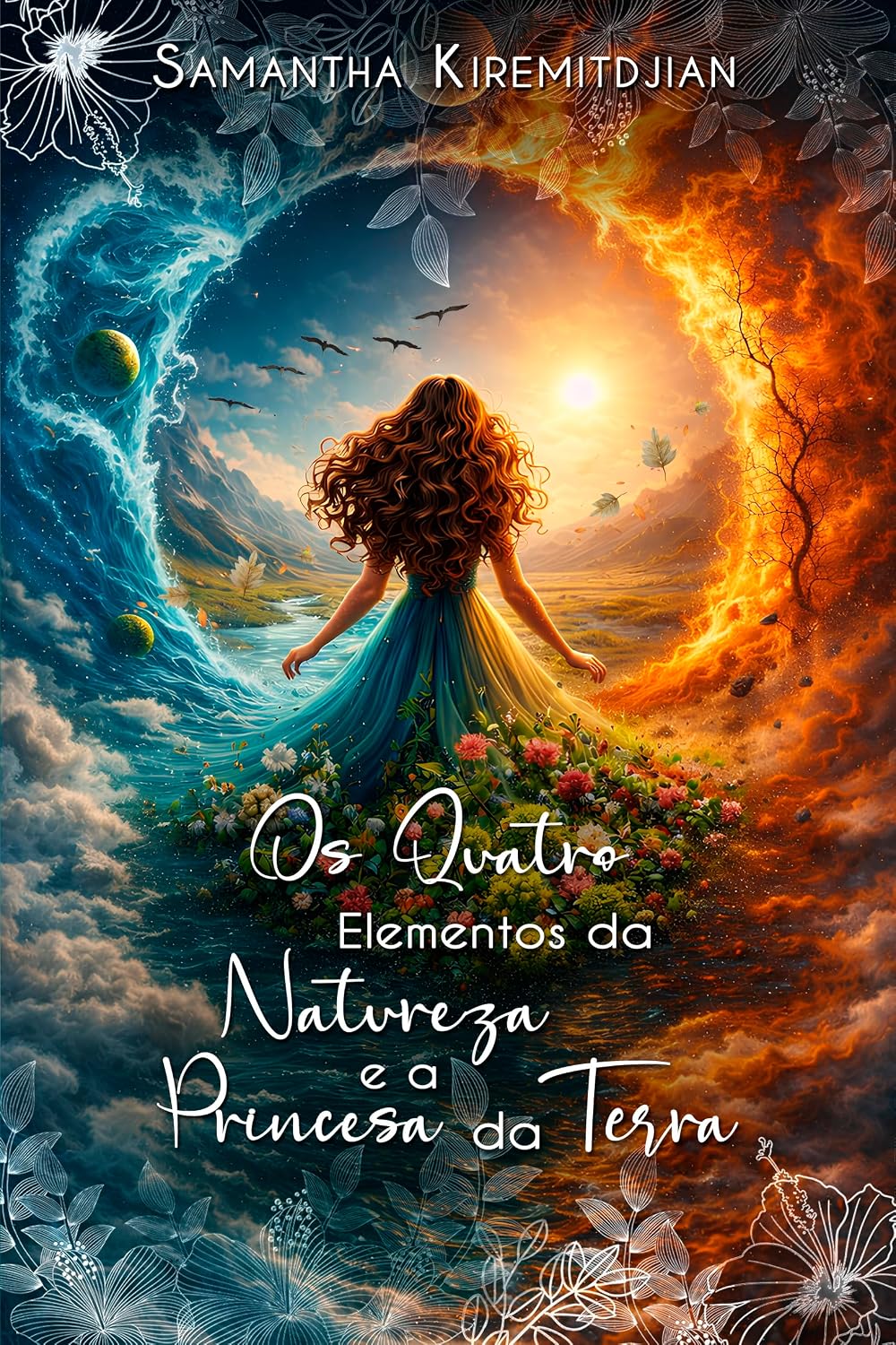 Capa de Os Quatro Elementos da Natureza e a Princesa da Terra