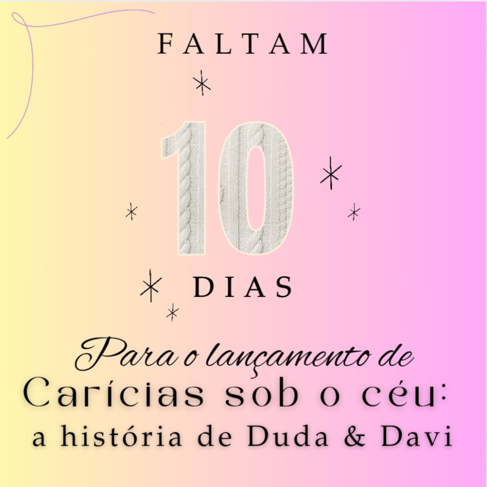 E a contagem regressiva começa! 
Que rufem os tambores! 🥁
Em breve saberemos o fim da história desse casal irresistível! ❤️🔥
#Duda&Davi
#lançamento