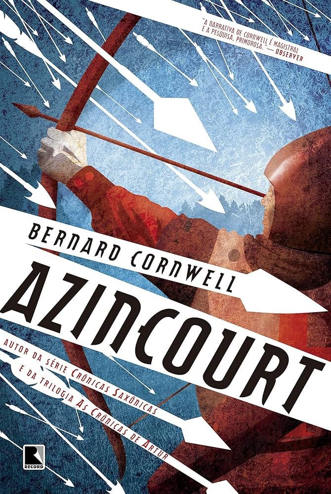 O tema do Livro que apoia o #desafio de hoje é:
29 - Fale sobre um livro de guerra!
#Link365TemasLivros
Faz bastante tempo que li, mas lembro da empolgação a cada página que lia. Pra quem gosta de história da guerra, “Azincourt” é um prato cheio; é o “clássico” Bernard Cornwell que todos nós amamos e, devo dizer, uma excelente porta de entrada pra quem deseja conhecer esse autor.
“Azincourt” é uma representação fidedigna de um dos períodos mais marcantes e emblemáticos da Guerra dos Cem Anos — a famosa guerra entre Inglaterra e França — do ponto de vista de um dos arqueiros ingleses. A força de "Azincourt" reside na sua capacidade de combinar fatos históricos com uma narrativa ficciona de um jeito que só o Cornwell sabe fazer. É quase uma aula de História. Ele retrata a brutalidade e a glória da guerra (se é que isso existe), com clareza de dar inveja; ele praticamente nos joga no meio da batalha enquanto lemos e, acreditem, dá sufoco só de ler a cena. A batalha final desse livro é um soco no estômago (lembram da “Batalha dos Bastardos” em Game of Thrones?, é parecido). A precisão histórica, a pesquisa (Cornwell teve o cuidado de acessar os Arquivos da Biblioteca da Inglaterra para coletar os nomes verdadeiros dos arqueiros que participaram da batalha), a narrativa e os personagens são impressionantes. Eu destaco o “mentor” do personagem principal. Um sujeito hilário que xinga e fala palavrões como só o Cornwell podia imaginar. É bem aquele tipo de coadjuvante que rouba todas as cenas em que está presente.
Resumindo, pois não quero dar nenhum spoiler, “Azincourt’ é um dos livros que carrego pela vida, e certamente é um dos que influenciaram meu trajeto na escrita.