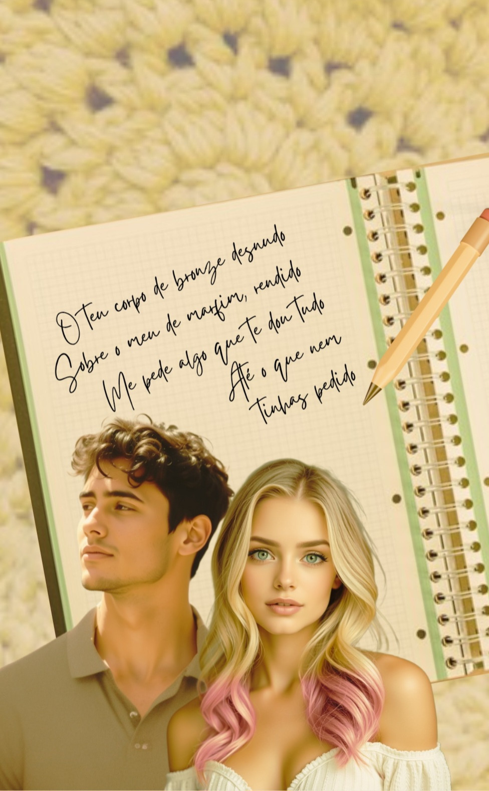 Continuação do poema de Duda para Davi sobre a noite em que se conheceram ☺️🩷🔥