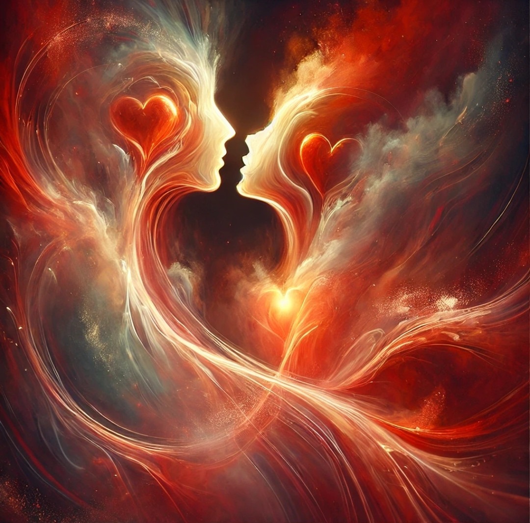 Meu coração está
na ponta dos meus dedos
quando os deslizo em ritmo
pelo seu corpo.

Meu coração salta
e foge do meu peito
cada vez que gemes baixinho
no meu ouvido.

Meu coração, pobre coitado,
não tem descanso:
Cada fôlego que me esvai
sobre teus seios
é ele quem, heroico,
mantém minha fome.

Mas há o momento em que
meu coração já não basta...

E aí, quando estamos
entrelaçados em gozo mútuo,
O seu coração me visita

e realimenta os desejos
do meu.

Alberto Busquets.

#Desafio 035