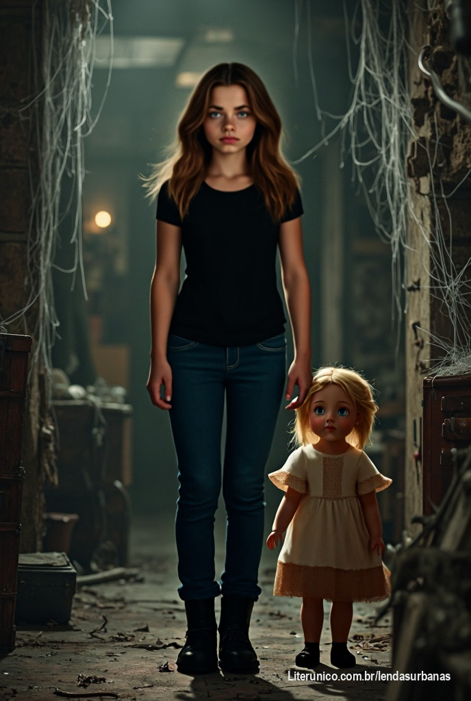 "A Boneca que Herdei Começou a Falar, Me Contando Segredos que Eu Não Deveria Saber"
No coração da pequena cidade de São Bartolomeu, um mistério oculto espera para ser desvendado. Quando Clara, uma jovem estudante de história, herda uma antiga boneca de porcelana de sua avó, sua vida pacata se transforma em uma jornada de descobertas inquietantes. A boneca, que parecia apenas um ornamento no passado, começa a sussurrar segredos que revelam um passado sombrio, entrelaçando a história da família de Clara com lendas urbanas que a comunidade prefere esquecer. Conforme Clara se aprofunda nessas revelações, ela se vê diante de dilemas morais que desafiam sua visão de mundo e seu entendimento sobre a verdade...