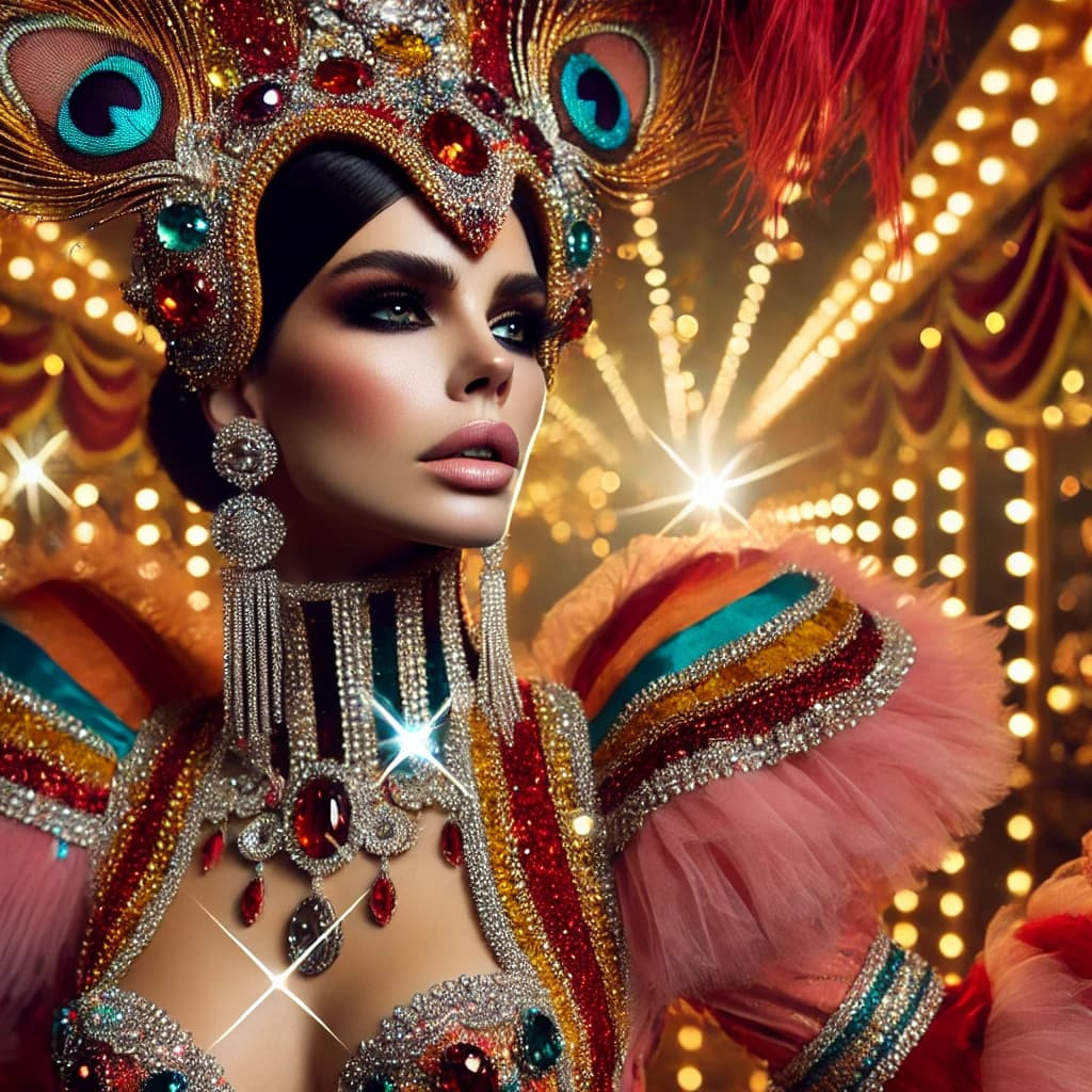 #Dia 266
Extravagância

Ela chega sem pedir permissão,  
Risos altos, cores vivas, brilhos intensos.  
Extravagância é um furacão,  
Que varre silêncio e convenção.  

Falam que é exagero,  
Que pesa demais na presença.  
Mas o mundo sem seu tempero  
Seria pálido, sem diferença.  

Traz na pele um desfile,  
Nos gestos, pura expressão.  
Seus excessos colidem,
Respostas da sua intuição.  

No outro prato da balança,  
O olhar enviesado, a censura.  
Chamam de vaidade sem esperança,  
Mas é a coragem que perdura.  

Ser contida é desaparecer,  
Ser discreta é se calar.  
Extravagância é existir sem temer,  
É o brilho que se recusa a apagar.  

Eder B. Jr.