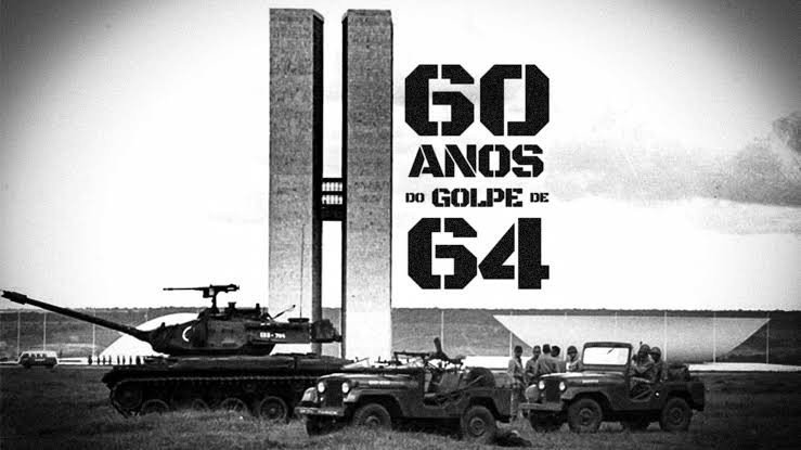 Golpe 64
Que cara dura que cara dura 
Ainda tem c****** que defende a ditadura 
Algoz atroz que desanda, 
Que ditadura no Brasil foi ditabranda 
Plano trienal rapforma humana 
Concentração de renda de gente orrenda, 
Não é questão de direita ou esquerda 
É questão contra a imoralidade 
Não é a favor da ilegalidade 
Constituição e democracia
Desvenda a arqueologia 
Do golpe de 64.
Brancaleônico, patético atro. 
Golpista Ademar de Barros 
Inventou a frase: roubo, mais fáço.
Ditadores de 64 
Não se repetiram no ano de 2024! ...
A ideia de apoiar o golpe é, vomitativa 
Brasil para lerdos, populismo reformista 
Ações positivista ativista 
Reformista populista
Aumento de salário em 100% 
É uma atitude comunista 
Um levante golpista 
Reforma populista 
O plano Cohen, 
Golpe de estado novo 
Vocês só colhem, 
O que plantou no Globo 
Passados os anos J. J. J.
JK, Jânio e Jango.
Outro estacioneiro de São Borja 
Patriarcado branco
Modernizadores versos linha dura 
Ópera bufa 
Milico perdido á ufa!
A liberdade não se faz com ditadura 
Dita a dura liberdade, táteando as escuras 
Está** colleges cria militares esclarecidos 
Para matar o povo escurecido
Operação brother sã 
Ficar vivo é meu talismã 
Reforma populista; saltimbanco 
Uma direita ligado a bancos
Científico versus tarimbeiros, 
Uma direita ligado a dinheiro. 
Cristo falou primeiro 
De quem é o rosto impresso no dinheiro?
Fake News, arrocho salarial 
Mas não diminuiu esse abismo social 
Que sempre existiu no Brasil 
Sou soldado do morro;
Como disse MV Bill 
Golpista s não passarão 
Querem repetir a história 
Mas não vão!
#rlloco #golpe64 #naoaogolpede64
@rlloco_oficial