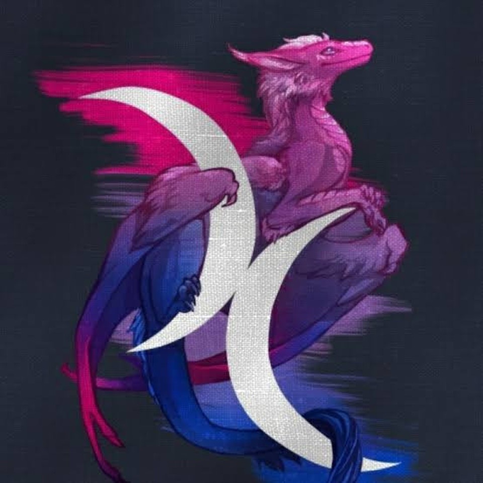 #Desafio dos 365 dias, dia 42:

Eu gostaria de usar esse espaço para deixar bem claro que eu sou bissexual.
E bissexual como diz no manifesto antigo: homens, mulheres, e tudo que estiver entre isso [tradução livre]. Não essa coisa toda que disseram para vocês sobre a diferença entre pan e bi para tentar pintar uma bissexualidade transfóbica.

Falo isso porque o primeiro e único feedback que recebi sobre Muito Sangue e Pouco Alho foi que estava nítido que seria uma história de amor entre dois homens.

Primeiro que não é entre dois homens, é entre um vampiro e um docinho de côco. Segundo que eu quero que você, que não gosta de histórias com personagens LGBTQIA+ em foco, saiba que todas as minhas histórias terão personagens LGBTQIA+.

Espero ter deixado claro, mas para garantir eu vou deixar um dragão bem bissexual aqui.