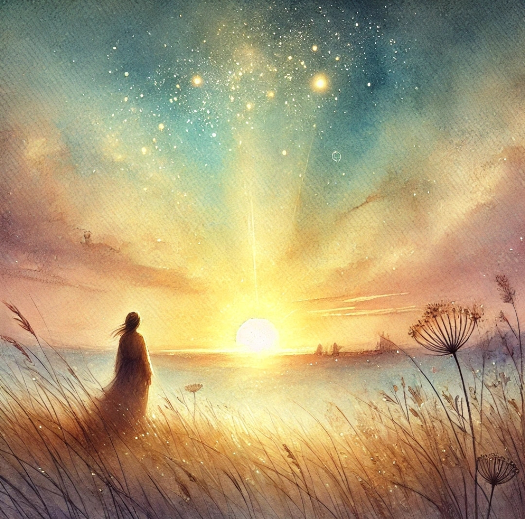 Há esperança 
na espera.

Ou não se
esperaria...

A temperança
se esmera,

e tempera

as minhas
andanças
nessa era
vazia.

Ah, 
quem dera...

E eu, que
nem sabia!

Mas hoje sei:

Sempre foi seu
encantamento
que eu queria...

Então, esperarei
com nova esperança
a sonhada mudança

e o raiar-alimento
dos nossos
novos
dias.

Alberto Busquets.

#Desafio 044