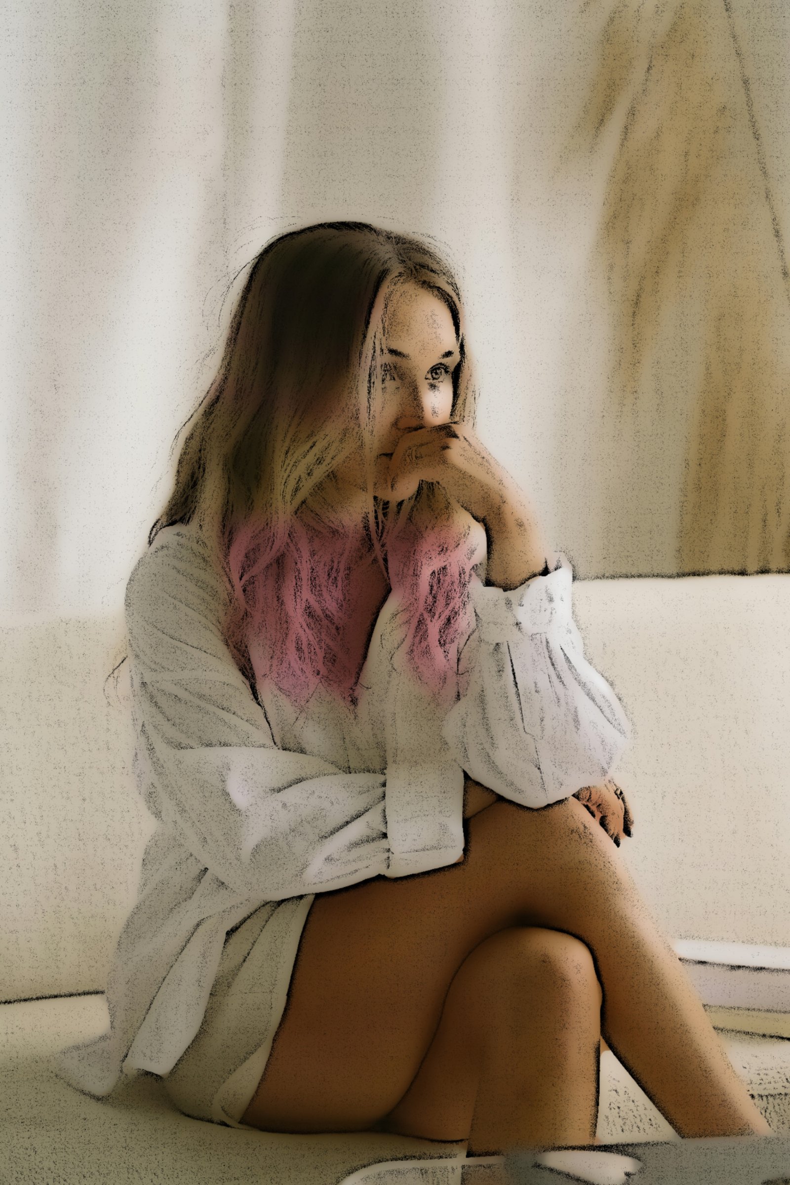 "Davi desceu novamente e se colocou entre as coxas dela, beijando, lambendo, chupando, dando atenção aos lábios e, por fim, ao clitóris. Maria Eduarda continuou com as mãos onde estava e puxou de leve a cabeça dele contra seu corpo quando atingiu o êxtase, fechando os olhos e gemendo. 
— Eu poderia morar aqui no meio das suas pernas, só te satisfazendo… — Davi sussurrou logo que saiu de onde estava, ainda ajoelhado no chão. 
Maria Eduarda recostou-se sobre os antebraços, soerguendo-se. 
— Não… Digo, sim. Poderia morar no meio das minhas pernas, mas poderia me foder entre uma chupada e outra. — provocou ela. 
— Isso é um pedido? — ele perguntou enquanto se punha de pé. 
— Uma sugestão, um pedido, uma ordem… — ela respondeu fazendo um biquinho de desafio e erguendo uma sobrancelha."
"Carícias sob o céu: a história de Duda & Davi"
#sexxxtou