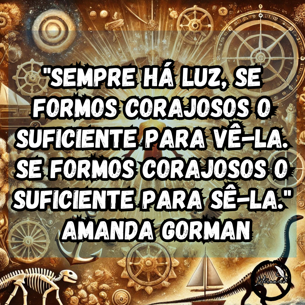 Bom dia!

Palavra do dia:
#𝕀𝕟𝕤𝕡𝕚𝕣𝕒çã𝕠

Frase do dia:
"Sempre há luz, se formos corajosos o suficiente para vê-la. Se formos corajosos o suficiente para sê-la."
— Amanda Gorman

Datas comemorativas de hoje, 7 de março de 2025:

Dia do Fuzileiro Naval

Dia Nacional da Advocacia Pública

Dia do Paleontólogo

Aniversariantes famosos:

Amanda Gorman (1998)

Abdala Mameri (1971)

Bryan Cranston (1956)

Rogério Cardoso (1937-2003)

Nívea Maria (1947)

Laura Prepon (1980)

Olesya Rulin (1986)

Que seu dia seja repleto de inspiração e coragem!