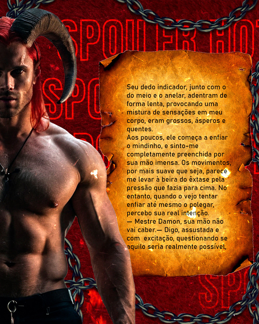 Disponível na amazon e kindle unlimited!
Escolhida pelo demonio.
Link; https://a.co/d/86PVWHN