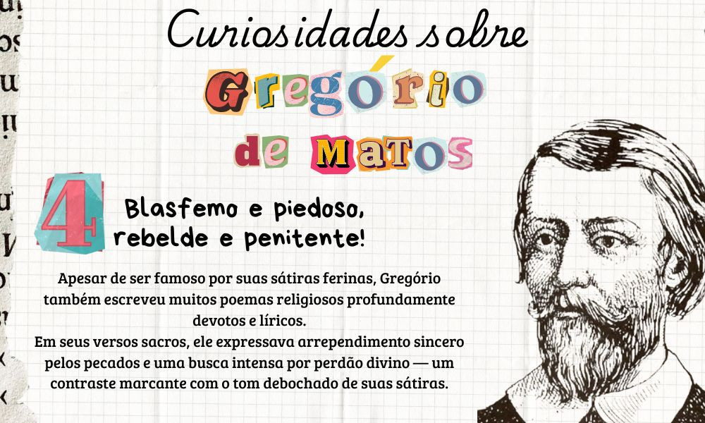 Vamos para a última curiosidade sobre Gregório de Matos! 

E fiquem ligados no perfil @classicos!