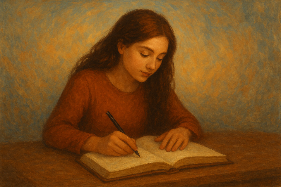 O Livro que Você Escreve Todos os Dias

Dizem que, quando nascemos, um livro se abre no universo. As primeiras frases são escritas por mãos invisíveis — talvez o destino, talvez o acaso. Mas o restante… ah, o restante pertence apenas a nós.

Você sempre soube disso, mesmo sem perceber. Desde pequena, gostava de imaginar que a vida era uma grande história sendo desenhada a cada instante. E, como todo bom autor, aprendeu cedo que não existem linhas perfeitas — apenas aquelas que fazem sentido dentro do coração.

No começo, tentou seguir o roteiro que os outros sugeriam: textos previsíveis, personagens convenientes, finais seguros. Mas em algum momento percebeu que estava escrevendo uma biografia que não era a sua. Então, apagou, respirou fundo e decidiu recomeçar.

Foi assim que o gênero da sua história mudou.

Deixou de ser drama e passou a ser aventura.

Vieram os capítulos intensos — aqueles de luta, de insegurança e de noites insones. Mas também vieram as vitórias, as descobertas e o brilho de um novo amanhecer após cada tempestade. Você aprendeu que toda narrativa grandiosa precisa de emoção — e que o nome disso, no fundo, é crescimento.

O medo, esse personagem insistente, tentou roubar espaço em várias passagens. Mas você o venceu — não o eliminando, e sim convidando-o a caminhar ao seu lado, para que ele aprendesse o que é coragem.

Hoje, suas páginas estão marcadas por rabiscos e reescritas. Há trechos excluídos, parágrafos refeitos e versos que você decidiu transmutar. E é justamente isso que torna sua obra viva, autêntica e rara.

Não há nada mais mágico do que chegar ao epílogo e perceber que cada linha — até as mais doloridas — ajudou a construir uma história digna de ser lembrada.

Por isso, continue.

Não permita que ninguém escreva por você.

Seja intensa: ame, seja poesia, viva um romance.

Seja ousada — e, se for preciso, arranque páginas e recomece quantas vezes for necessário.

Seja sábia o bastante para reconhecer que só você sente o que pulsa dentro do seu próprio enredo.

E quando alguém, um dia, abrir o livro com o seu nome na capa, quero que sorria ao perceber:

essa foi uma vida que valeu ser lida.

@rschumaher