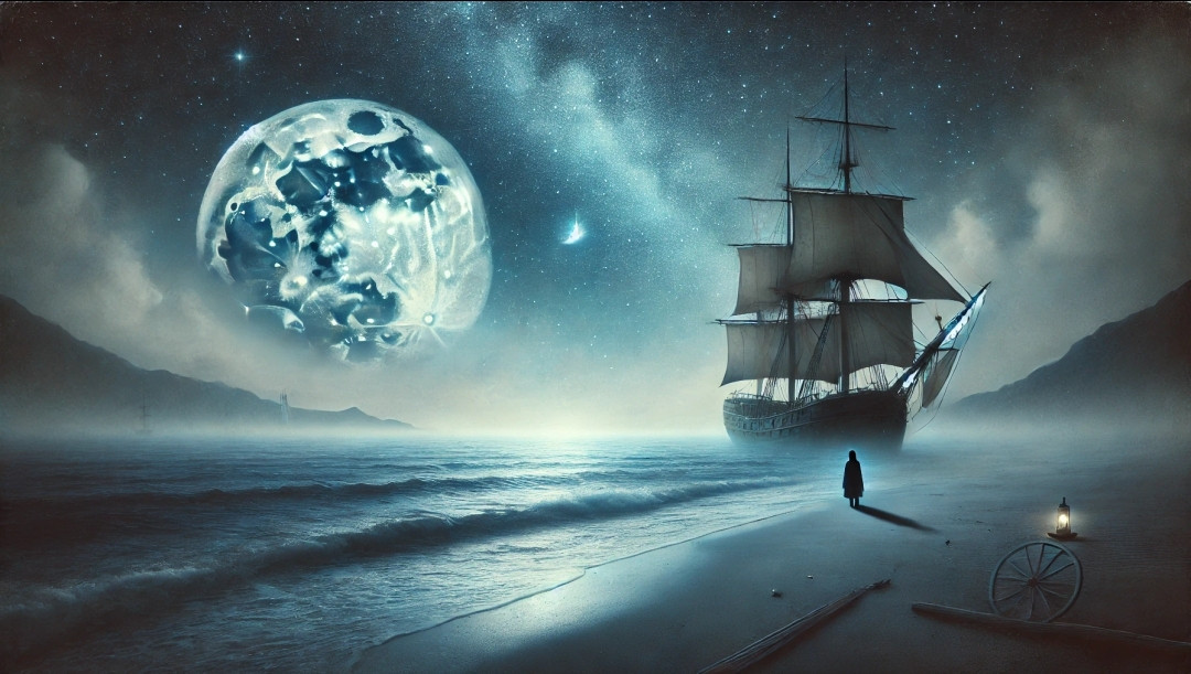 Caravela
à deriva,

que gostaria 
de ser porto.

de dia,
sou todos.

à noite,
sou só.

O tempo sopra,
as praias passam.

Do convés,
invejo os náufragos.

Do convés,
fantasio o mergulho

incendiar o barco
e fazer amor com a terra-firme.

Mas a praia passa.

O tempo sopra.

Restam as estrelas em mim.

O sonho da praia
não me abandonará.

Na praia do sonho,
o náufrago sou eu.

Sem tempo para soprar.

Alberto Busquets.

#Desafio 004