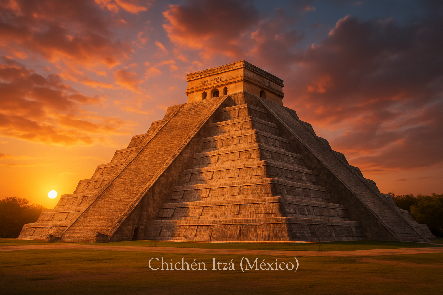 CAPÍTULO - II

⚡ Maravilha Antiga – Estátua de Zeus (Grécia)
Um estrondo ecoa como trovão.
As nuvens se abrem feito cortinas — e surge o rei do Olimpo.
Sentado no trono com autoridade divina: doze metros de puro ouro, ébano e glória.
Na mão direita, a vitória; na esquerda, o cetro dos deuses. 
Construída por Fídias, para lembrar aos mortais que os seres supremos mandam no jogo.
Zeus olha para as Sete jovens, ergue uma sobrancelha de marfim e diz:
— Moderninhos, vocês têm selfies demais e reverência de menos.
Um raio cai no cenário.
Silêncio absoluto.
A estátua cintila entre gemas preciosas.
Ninguém ousa responder.
________________________________________
🏔️ Maravilha Moderna – Machu Picchu (Peru)
Ela surge como profecia nascida de montanha, silenciosa e sagrada:
Uma cidade inteira construída a quase dois mil e quatrocentos metros de altura, encaixando rochas com tanta precisão que nem uma folha de papel passa entre elas.
Machu Picchu ergue o que seria sua “voz” ancestral:
— Grande Zeus, não precisa exagerar nos efeitos especiais.
— No meu período, poder era silêncio, altitude e… estratégia.
Zeus rebate:
— Altitude? Eu moro no Olimpo, lembra?
Machu Picchu, tranquila como uma lhama sábia, responde apenas com existência — sólida e eterna.
Mas a plateia aplaude a engenharia da civilização inca.
E Zeus, mesmo contrariado, aceita: os Andes também têm suas divindades.
________________________________________
🌙 Maravilha Antiga – Templo de Ártemis (Turquia)
Ele chega cercado de cento e vinte e sete colunas — como um exército de mármore.
É tão grandioso que dizem ter sido reconstruído três vezes, renascendo após desastres.
O Templo cede a palavra à deusa da caça, que fala:
— Eu era museu e galeria de arte num só corpo.
Ela lança uma flecha imaginária para o teto, só por glamour. O tecido cósmico se rasga e estrelas caem, bordando o mar.
Ártemis retorna ao monumento, que é ovacionado, e exala fragrâncias de flores noturnas que deixam o público enfeitiçado.
________________________________________
🐍 Maravilha Moderna – Chichén Itzá (México)
A música muda — tambores maias tocam o ritmo do tzolkin.
Surge Kukulkán, pirâmide com escadarias alinhadas ao Sol.
A serpente de luz do equinócio toma forma.
Chichén Itzá cumprimenta com elegância:
— Saudações, Ártemis. Vejo que seu templo era famoso pela forma.
— O meu… pela transformação.
Ártemis responde com sorriso de predadora:
— Meu querido, rituais sob a lua eu inventei.
— Mas confesso que sua serpente é poesia que desce degraus.
Um encantamento paira no ar. Uma coruja pia para quebrar o feitiço.
________________________________________

O desfile continua no Capítulo III