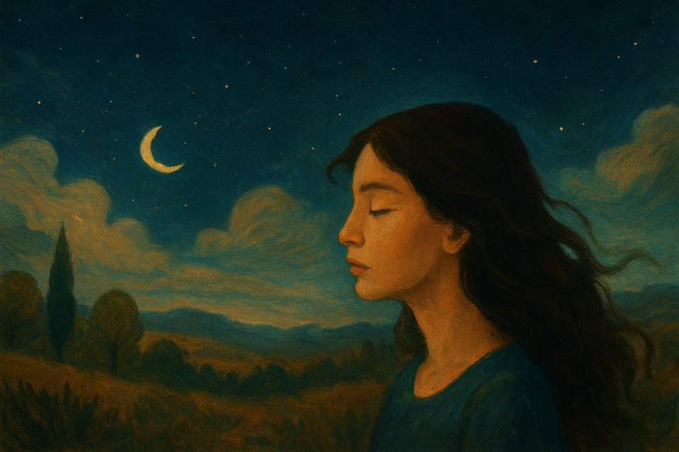 A Memória da Casa Perdida

Você já sentiu saudade de um lugar que não sabe dizer onde fica?
Eu sinto desde sempre.
Quando criança, eu fugia de casa como quem obedece a um chamado antigo. Pegava qualquer rua, guiada por uma força silenciosa que não cabia no corpo miúdo. Caminhava seguindo rastros apagados, até que algum adulto me encontrava e me conduzia de volta ao que chamavam de lar.
Lar…
Uma palavra bonita, mas que nunca me abrigou inteira.
Minha família sempre foi afetuosa, mas havia em mim um horizonte que não cabia dentro de paredes. Eu me percebia deslocada neste tempo — como se viesse de uma era em que a alma caminhava descalça e reconhecia cada elemento da natureza como parte de si.
Nunca me encaixei nos moldes deste século.
Quanto mais exigiam que eu me adaptasse, mais meu âmago se erguia em rebeldia — como um pássaro que recorda o vento antes mesmo de abrir as asas. Regras me pareciam máscaras, e eu jamais quis ser figurante numa peça que não escrevi. Sempre preferi vivenciar as cenas que a vida projetou para o meu crescimento.
Tornei-me adulta desafiando limites e expectativas.
Nunca vivi para agradar ninguém.
E, às vezes, ultrapassei fronteiras apenas para provar a mim mesma que elas não eram reais.
Há dias em que me sinto dentro de uma redoma transparente:
o mundo gira lá fora, pessoas se movem em ritmos que desconheço...
e eu, do lado de dentro, encosto as mãos no vidro, incapaz de atravessar.
O que mais machuca não é a distância —
é a falta de sentimento, tão rara, tão esquecida.
E, ainda assim, existe dentro de mim uma força que chama para longe.
Quero ir — para onde, não sei.
Talvez para um local onde a magia ainda colore o universo em tons que não existem aqui. Onde o ar é puro, o silêncio tem melodia, e viver é sagrado — muito mais do que cumprir tarefas e colecionar objetos.
Sinto uma nostalgia funda de algo que minha essência já viveu,
uma memória que meu coração protege como um relicário.
Meu inconsciente se recusa a apagar aquilo que não deveria ter sido esquecido.
Às vezes levanto o rosto para o céu e troco olhares com as estrelas.
Elas me reconhecem.
E, no brilho que devolvem, há um aconchego antigo,
como se, por um segundo, eu regressasse à minha verdadeira morada.
Não sou contra o avanço das máquinas.
Mas sei, no íntimo, que já fomos muito mais do que elas jamais serão.
Carregávamos dons, forças, sensibilidades que hoje dormem nos cantos mais silenciosos do espírito.
Desaprendemos a usar o que sempre foi nosso.
Sinto a ausência de coisas que não sei nomear.
Saudade de pessoas que talvez nunca tenham caminhado neste plano.
E quando o déjà-vu me toca —
num filme de época, numa ruína que respira histórias,
numa trilha onde a natureza fala —
eu reconheço esse toque como quem reencontra uma parte perdida de si mesma.
Sigo procurando meu território —
um lugar que parece viver entre o passado e o indizível,
talvez numa dobra do tempo,
onde ainda sou inteira.
Escrevo este texto como quem lança uma garrafa ao mar.
Talvez existam outros viajantes desse mesmo mundo invisível.
Talvez você, que lê, também carregue essa memória de casa —
uma casa que não aparece em mapas,
mas que o sentir reconhece e insiste em reencontrar.

@rschumaher