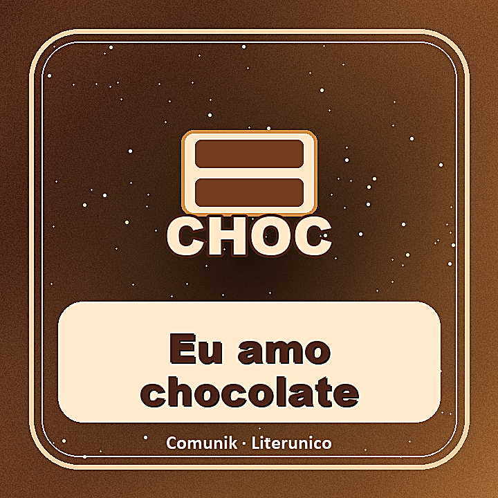 Eu amo chocolate