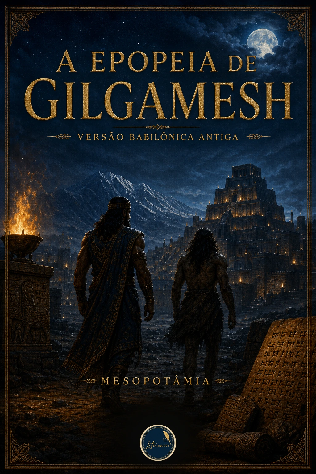 Capa de A Epopeia de Gilgamesh