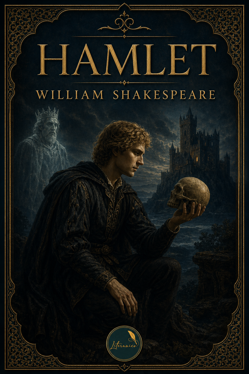 Capa de Hamlet, Príncipe da Dinamarca