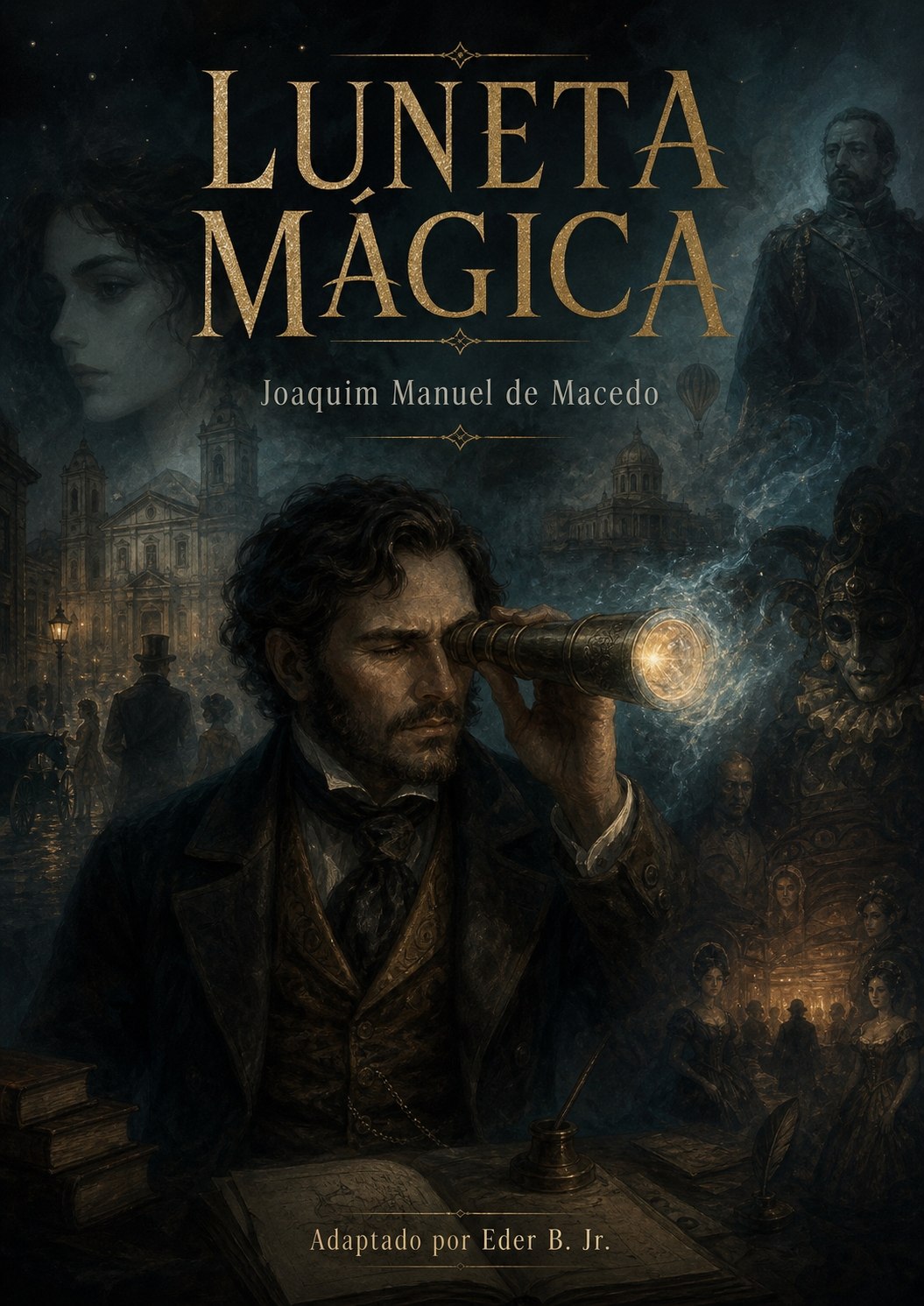Capa de A Luneta Mágica — Adaptação fiel Literunico