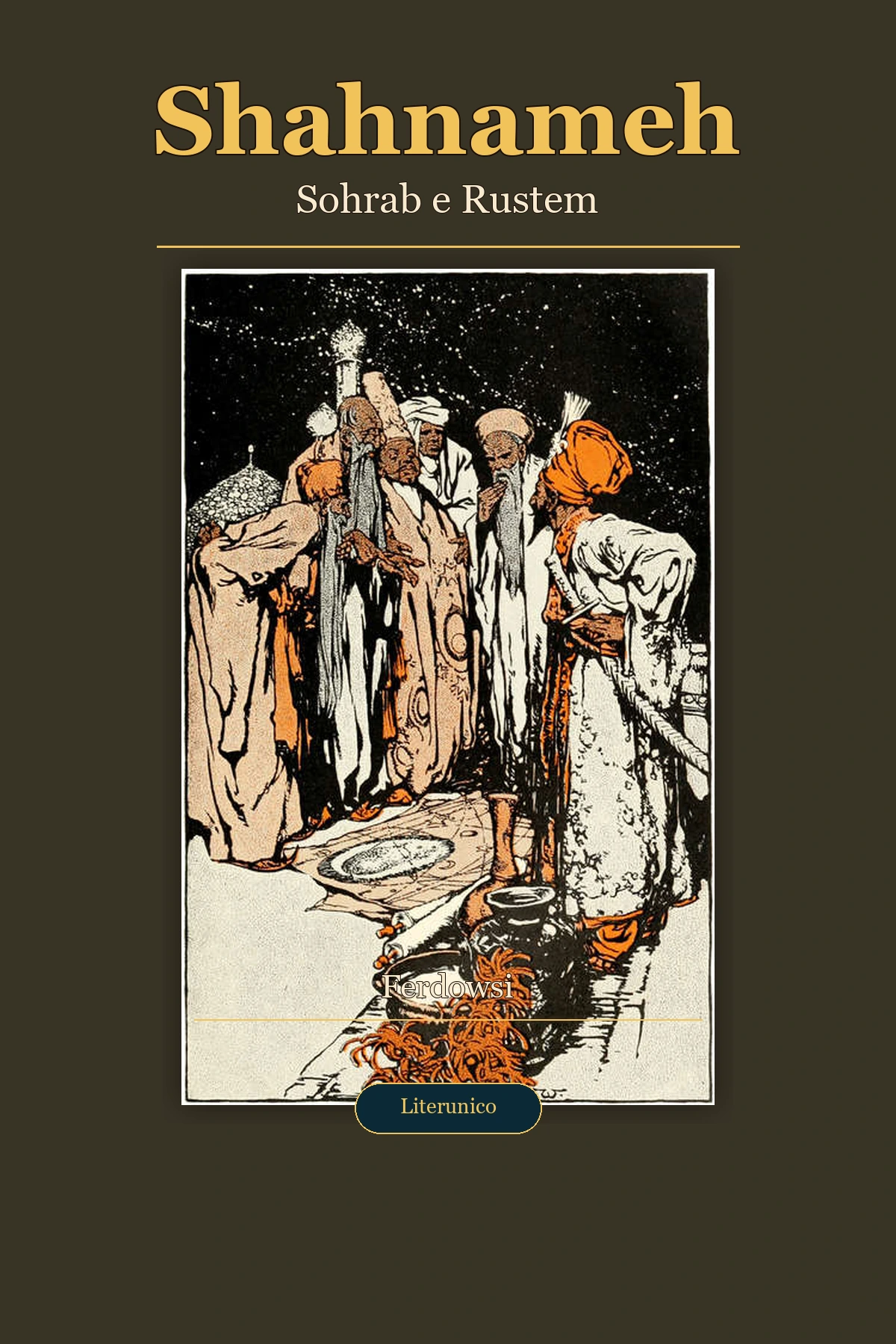 Capa de The Story of Rustem: Sohrab and Rustem