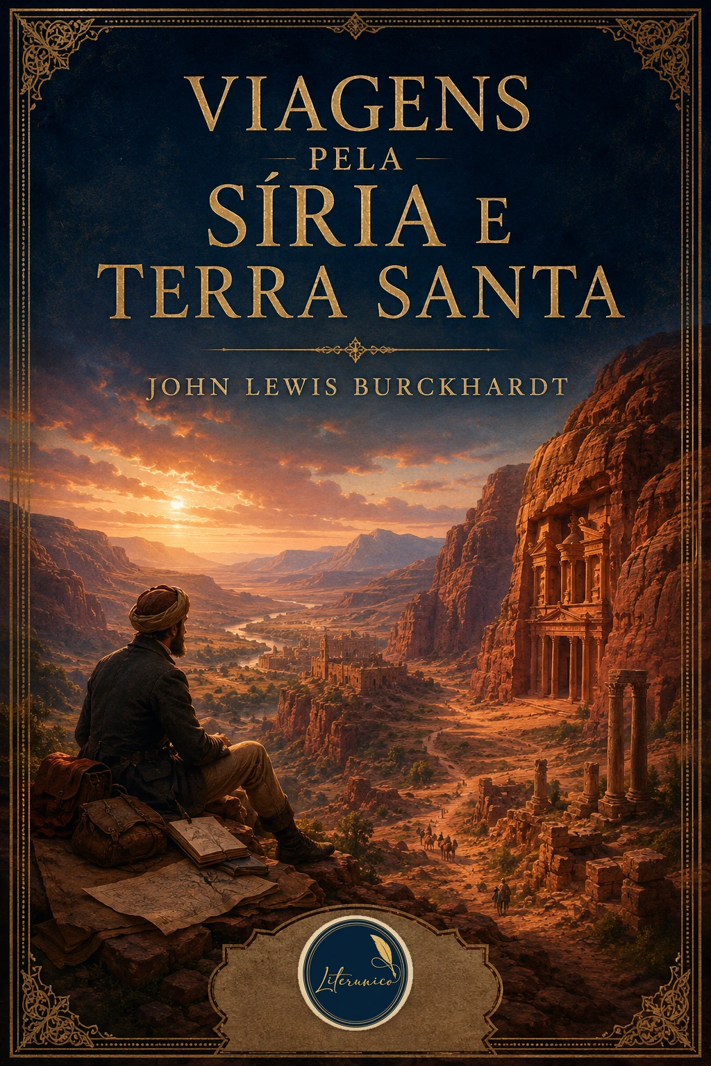 Capa de Viagens pela Síria e Terra Santa