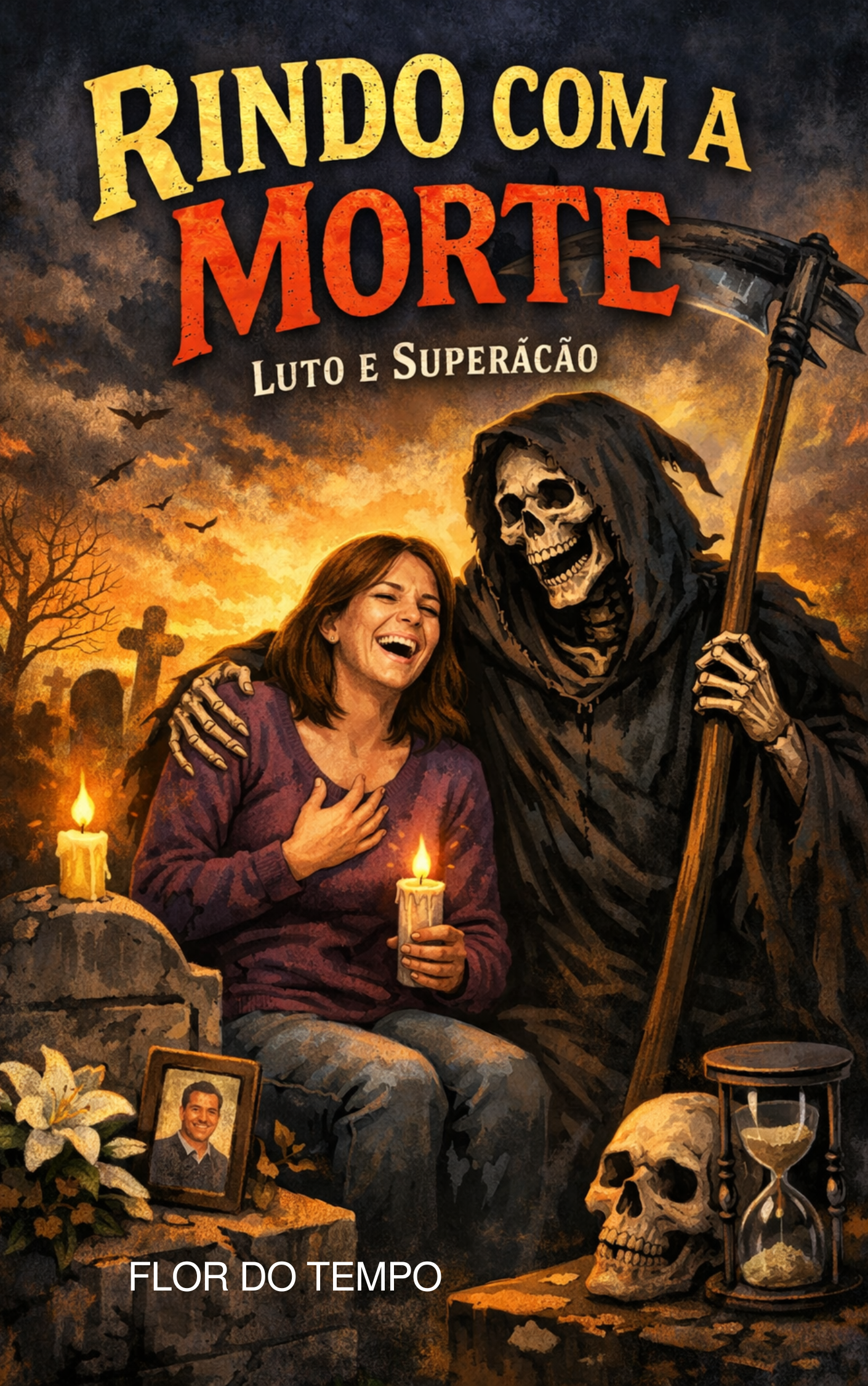Capa de Rindo com a Morte