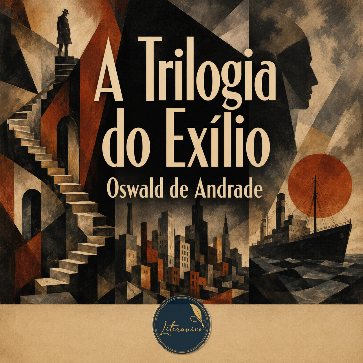 Capa de A Trilogia do Exílio