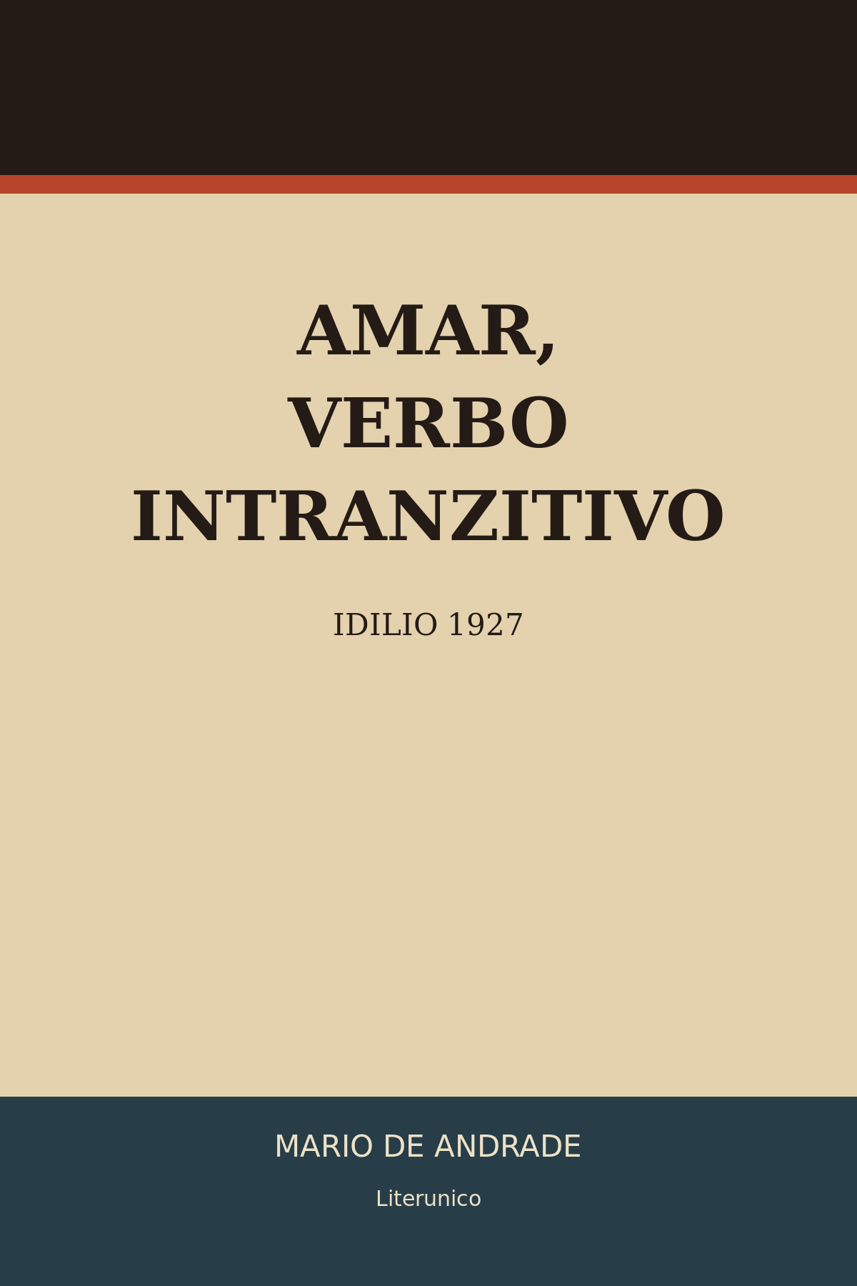 Amar, verbo intranzitivo