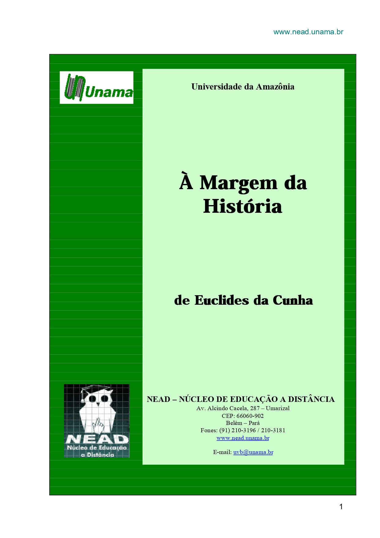 À Margem da História