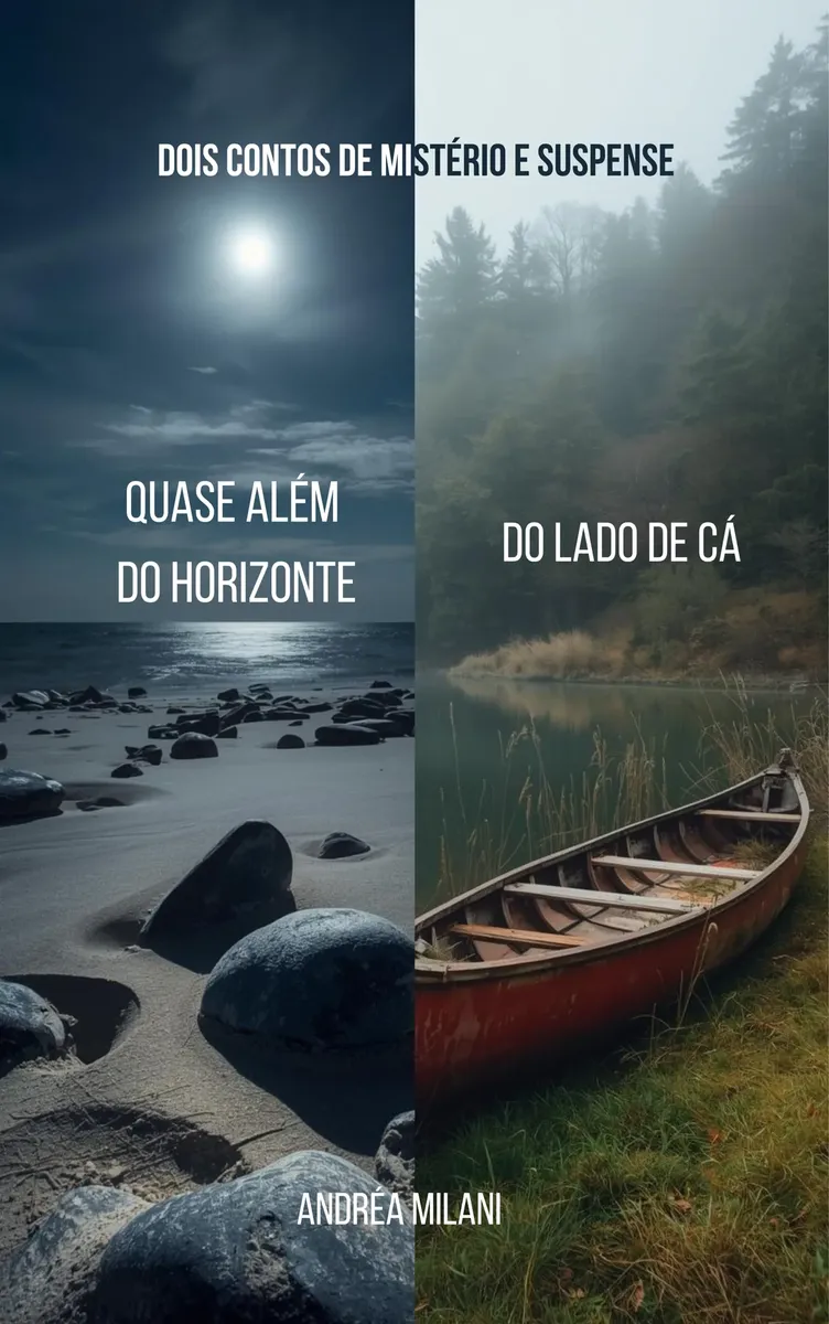 Capa de Contos: Do lado de cá e Quase além do horizonte