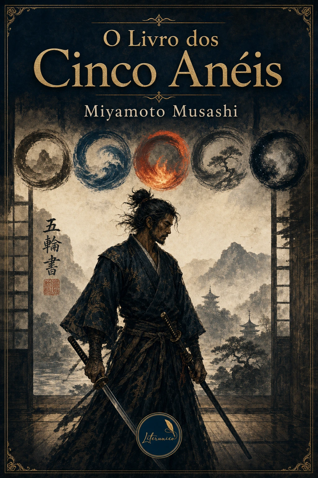 Capa de O Livro dos Cinco Anéis