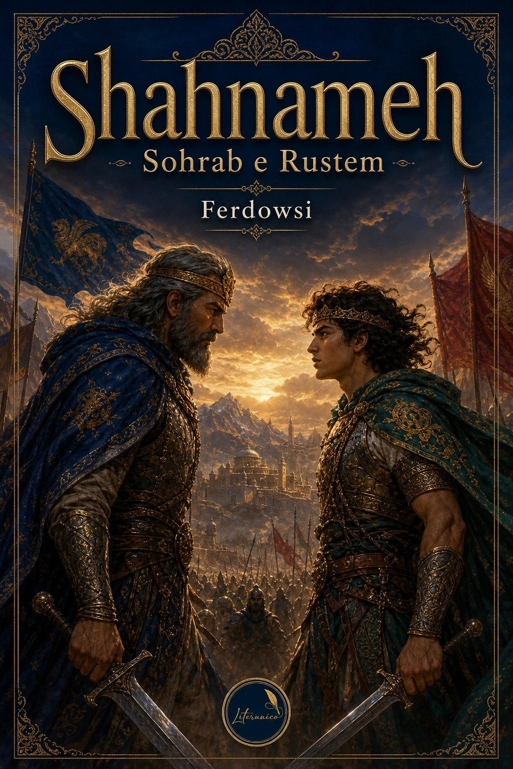 Capa de Shahnameh: Sohrab e Rustem