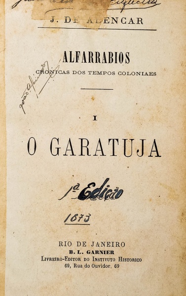 Alfarrábios: O Garatuja