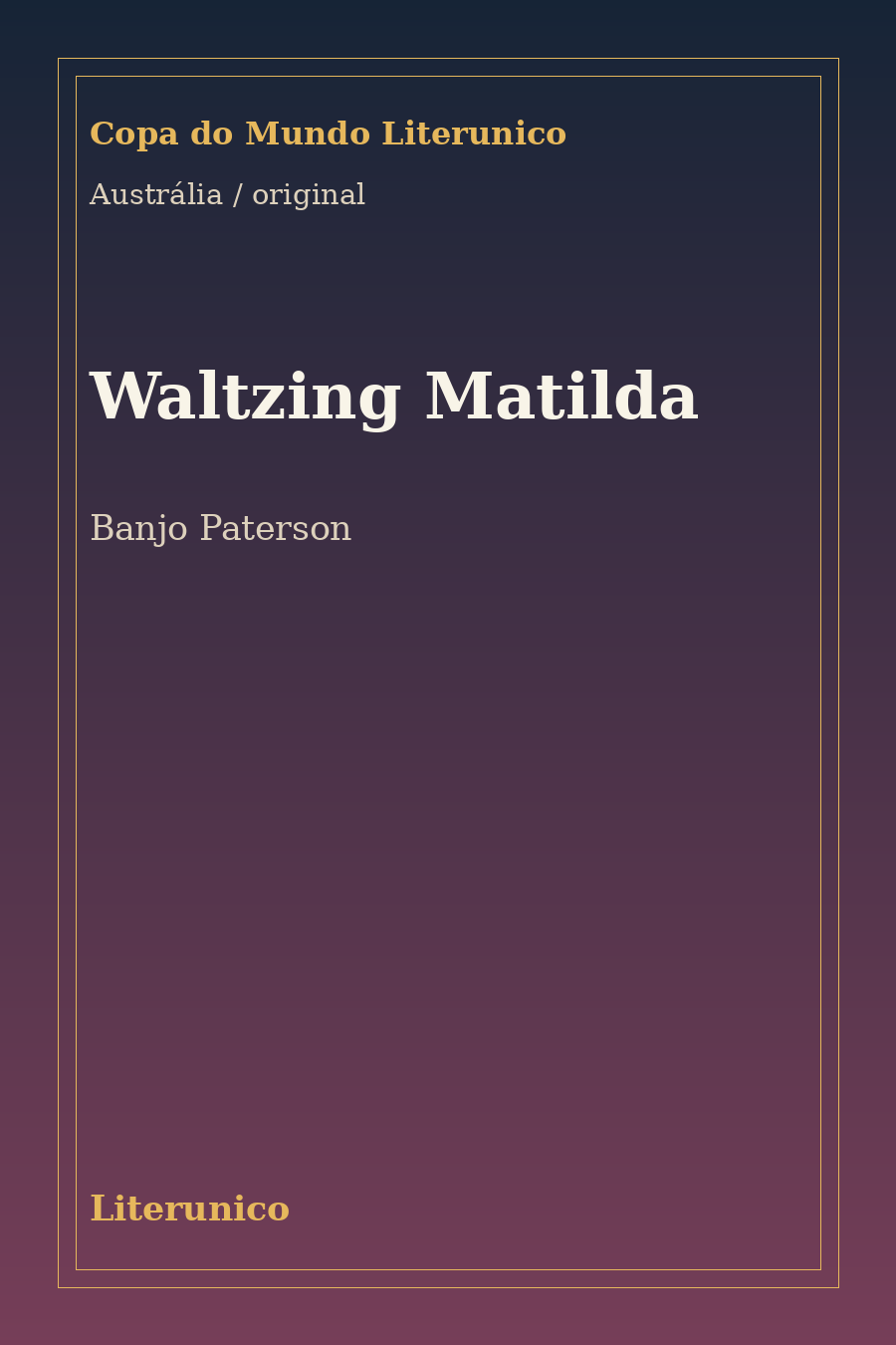Waltzing Matilda
