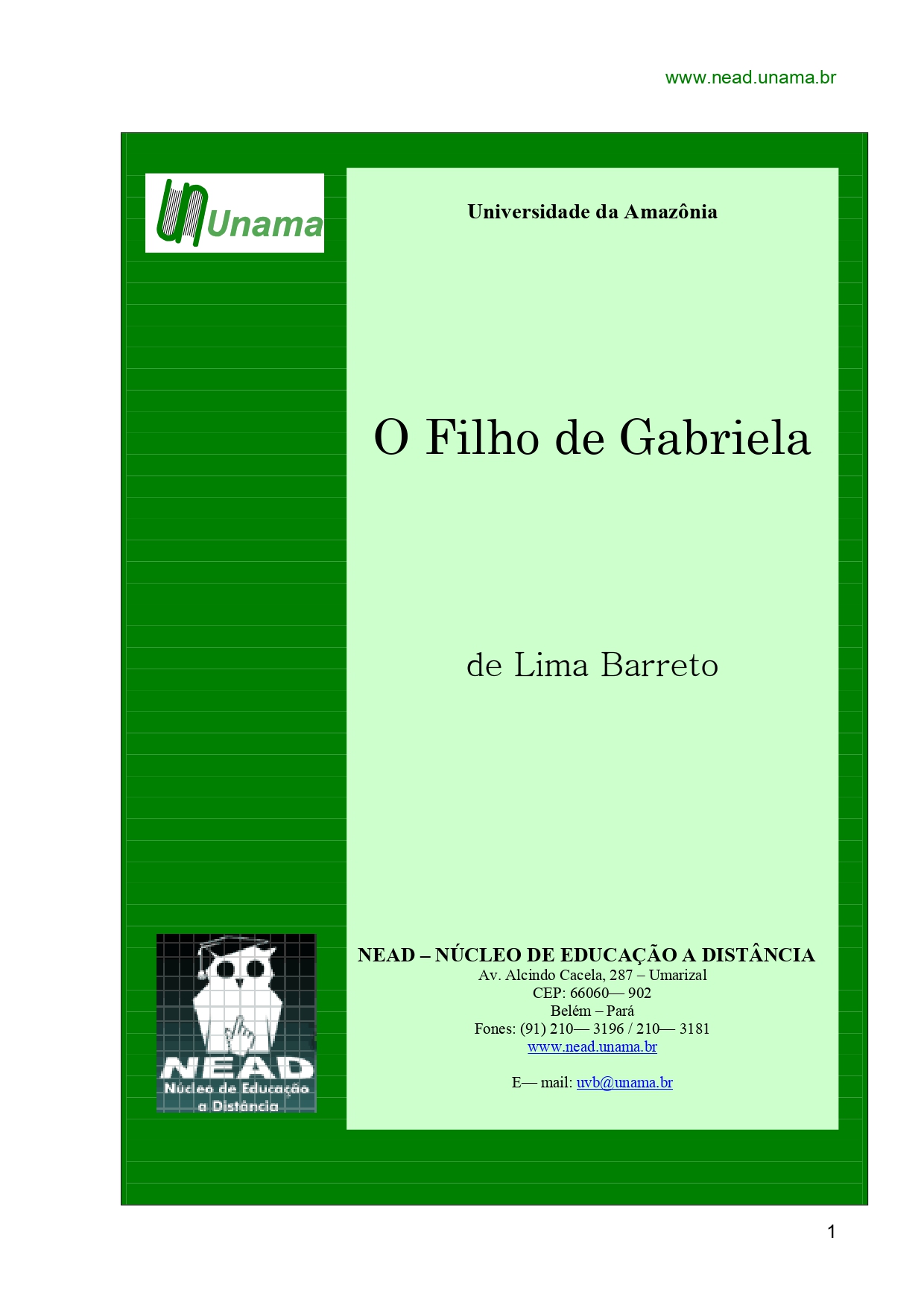 Avatar da comunidade O Filho de Gabriela