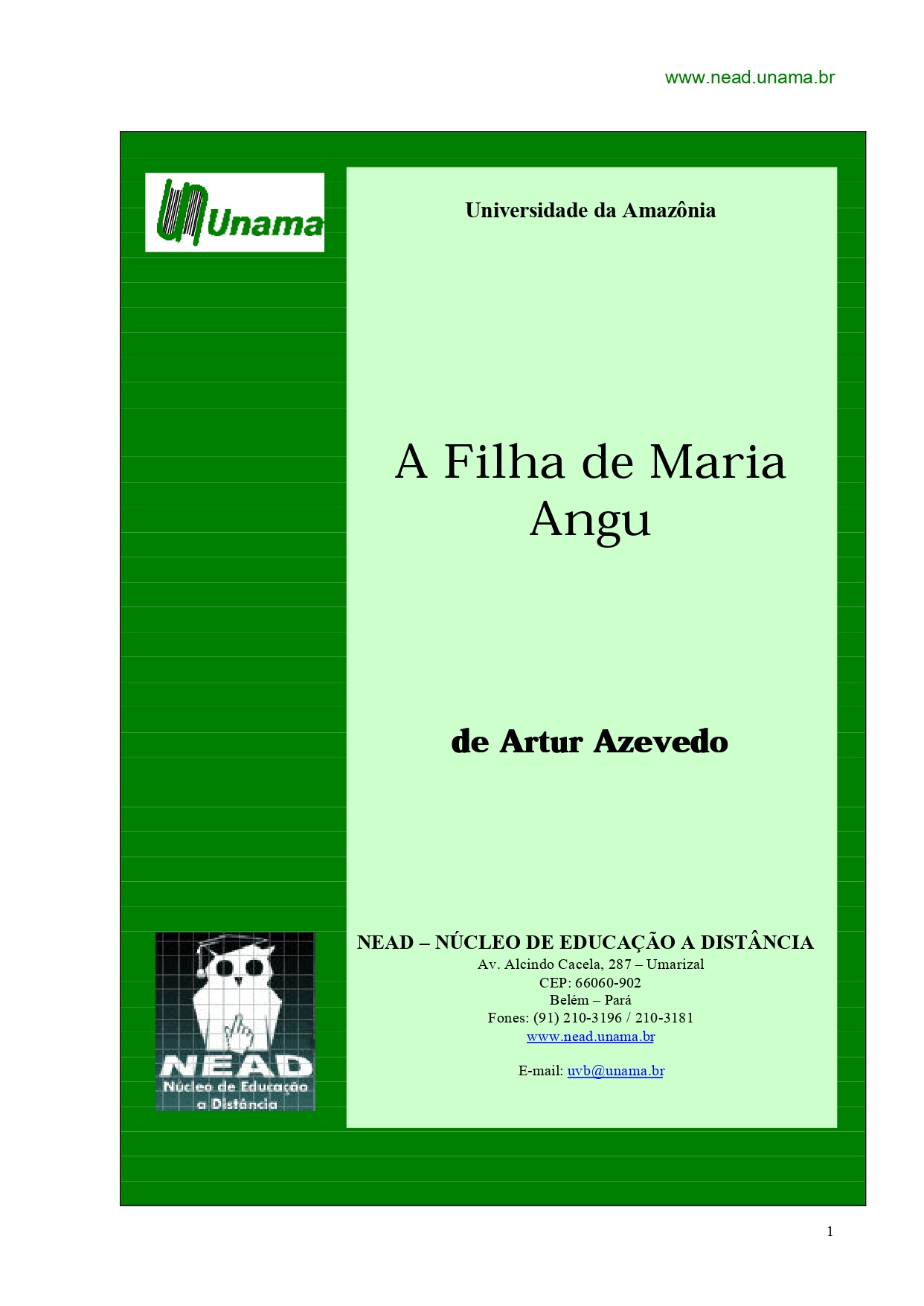 A Filha Maria de Angu