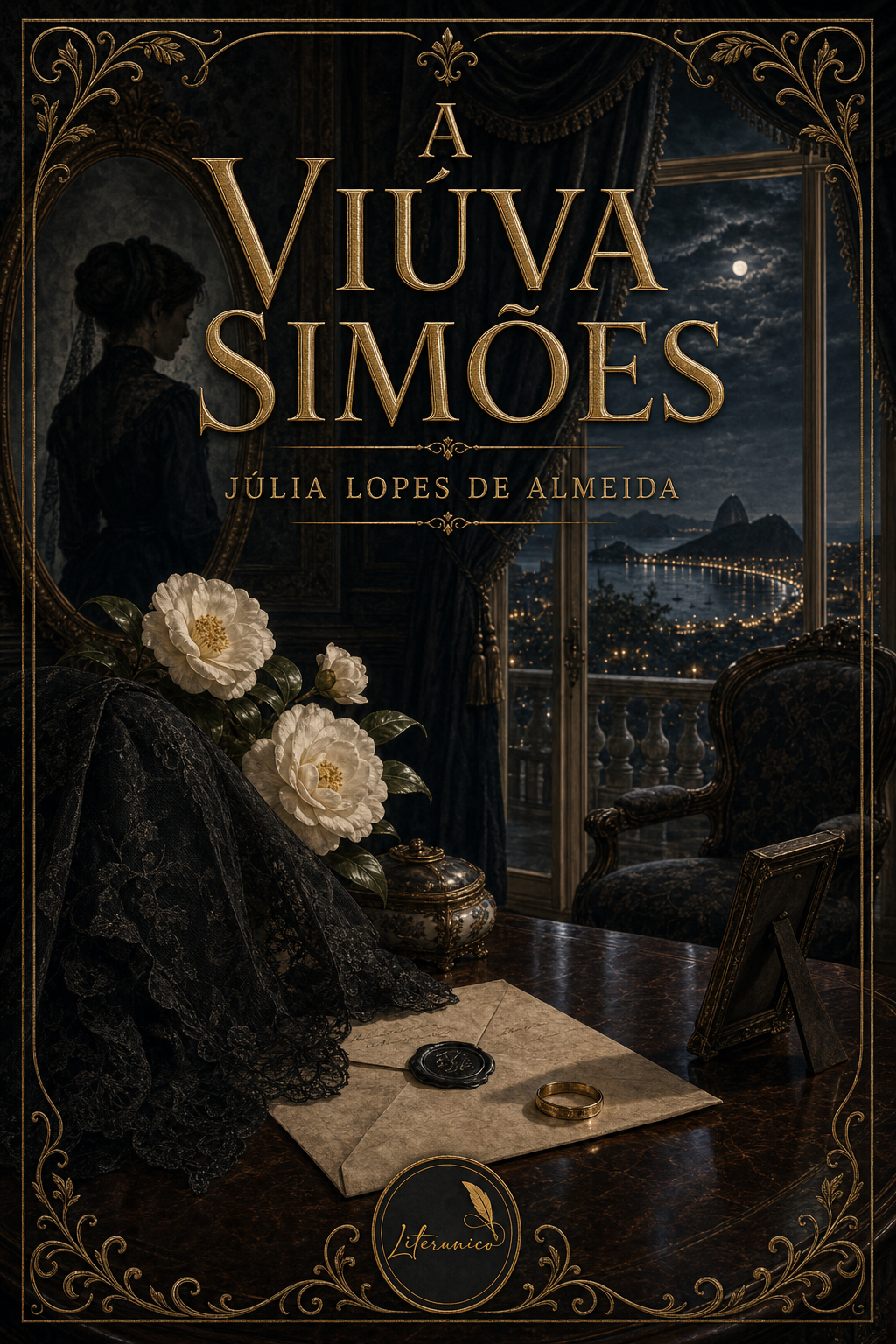Capa de A Viúva Simões