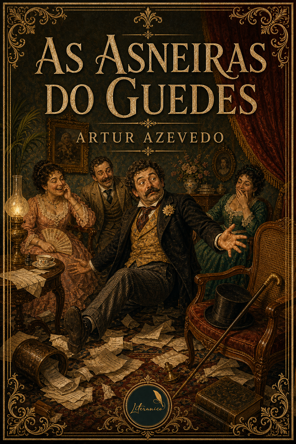 Capa de As Asneiras do Guedes
