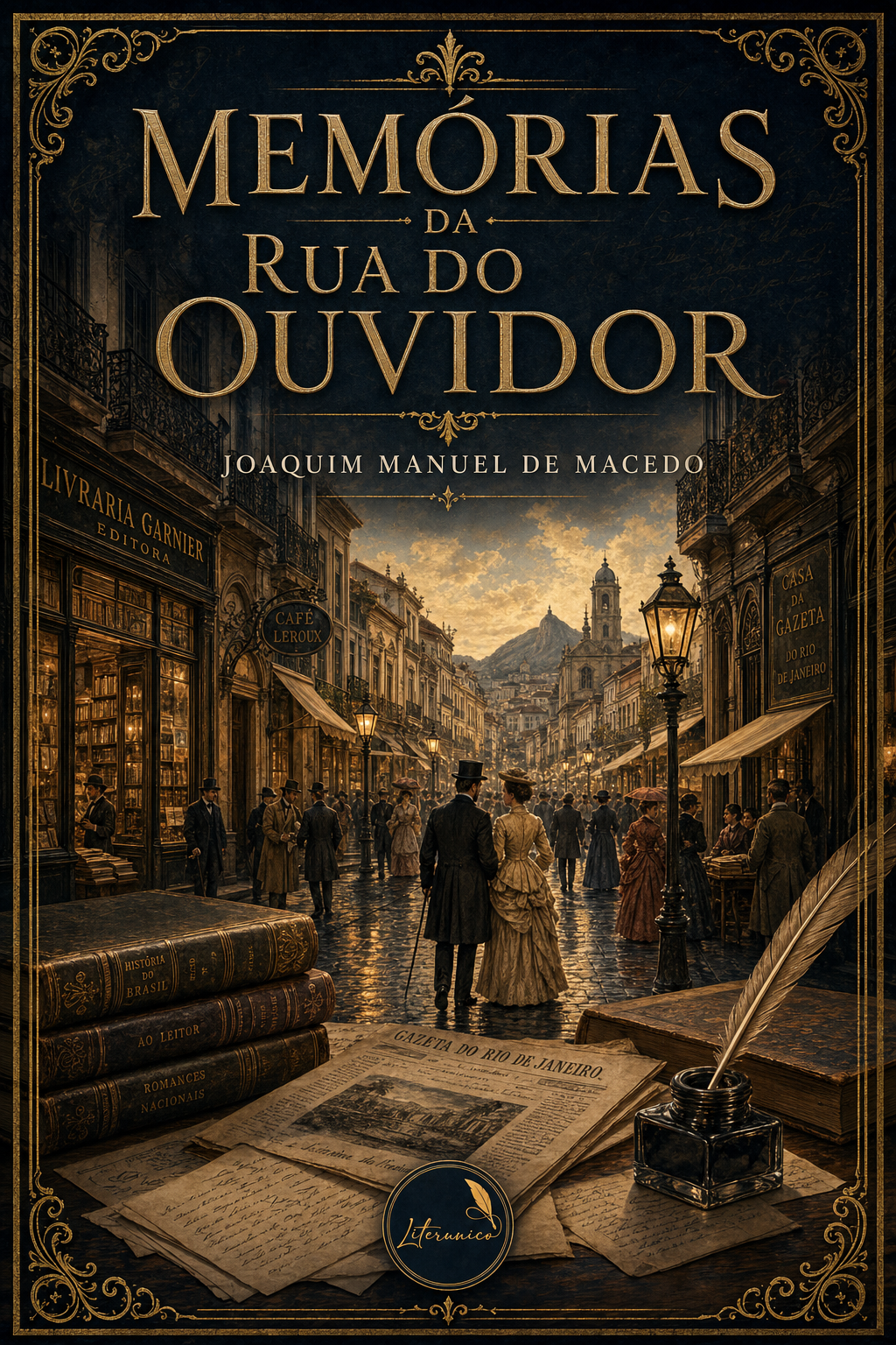Capa de Memórias da Rua do Ouvidor