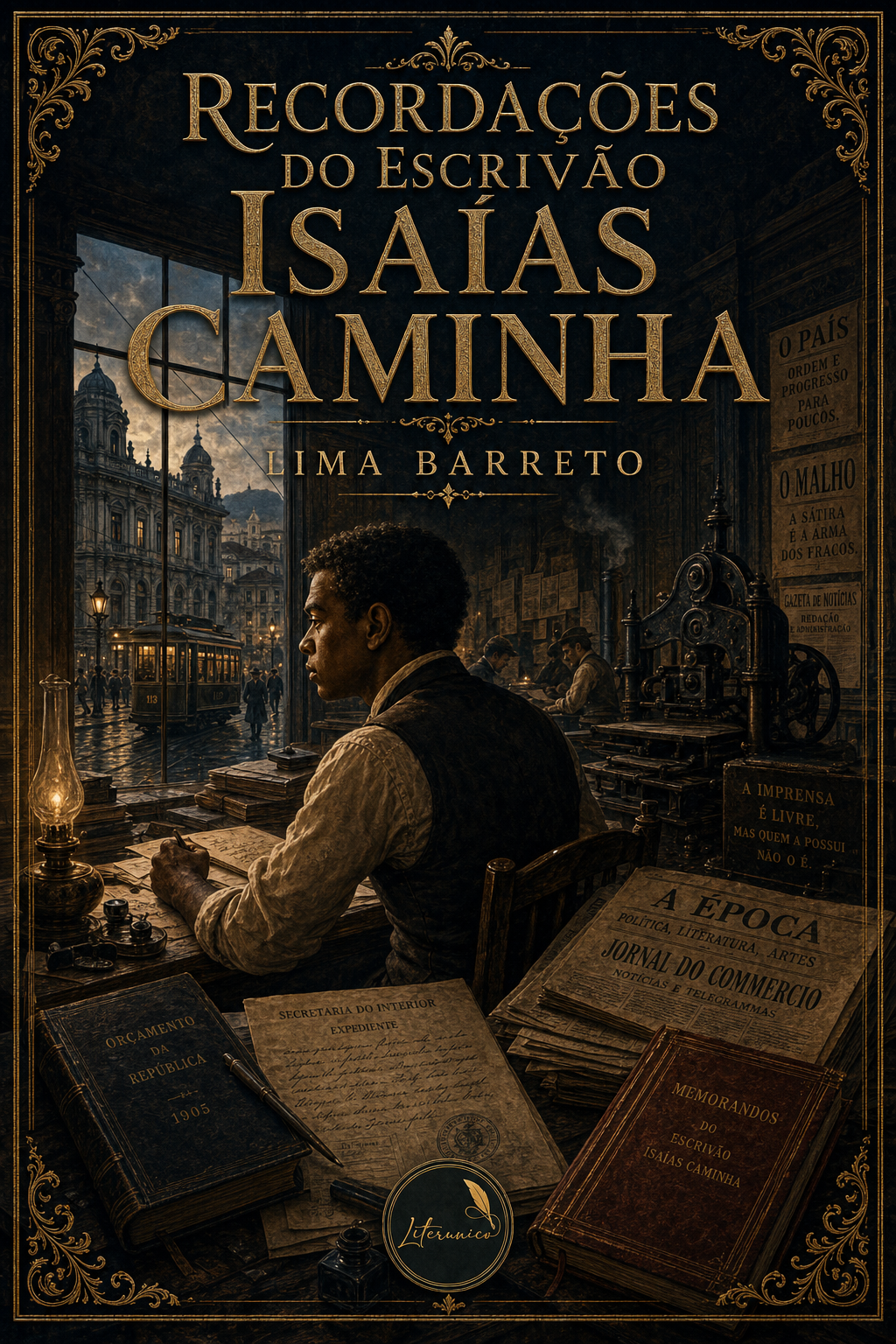 Capa de Recordações do Escrivão Isaías Caminha