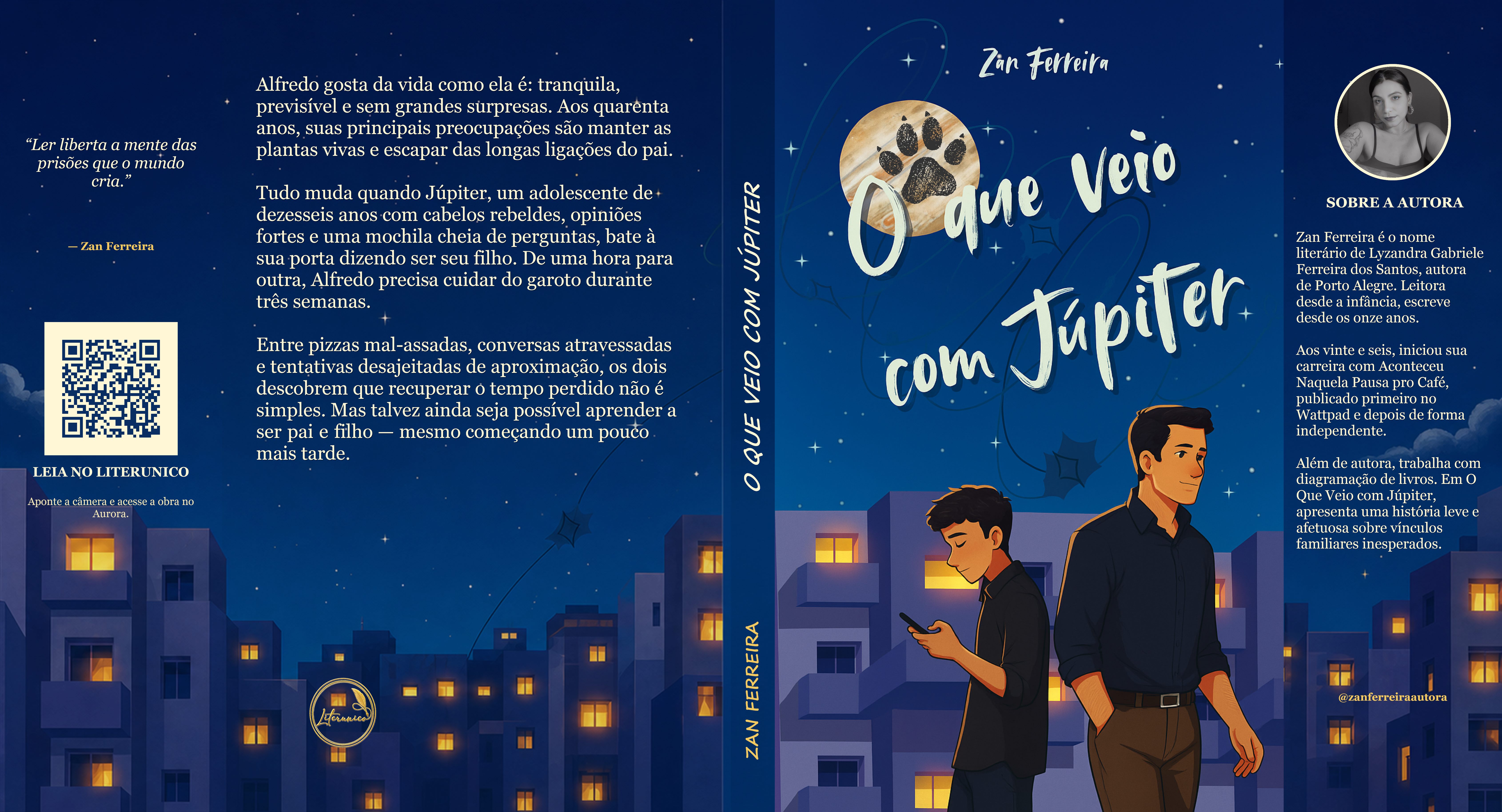 Arte aberta de O Que Veio com Jupíter