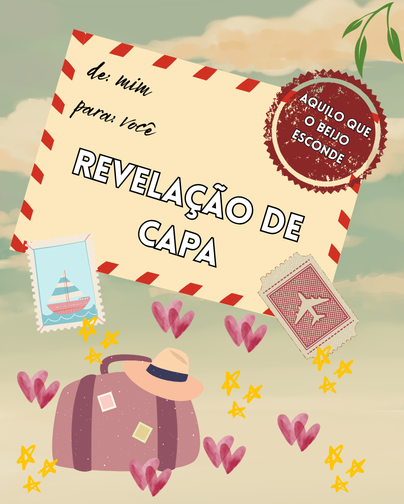 Por algum acaso foi aqui que pediram a revelação de capa?

Essa capa já existe faz algum tempo e foi minha amiga querida @indie.revisa - ou @indigo.capas - (no Instagram) que fez. Essa capa tem exatamente os elementos que compõem Aquilo que o Beijo Esconde. Gostaram??