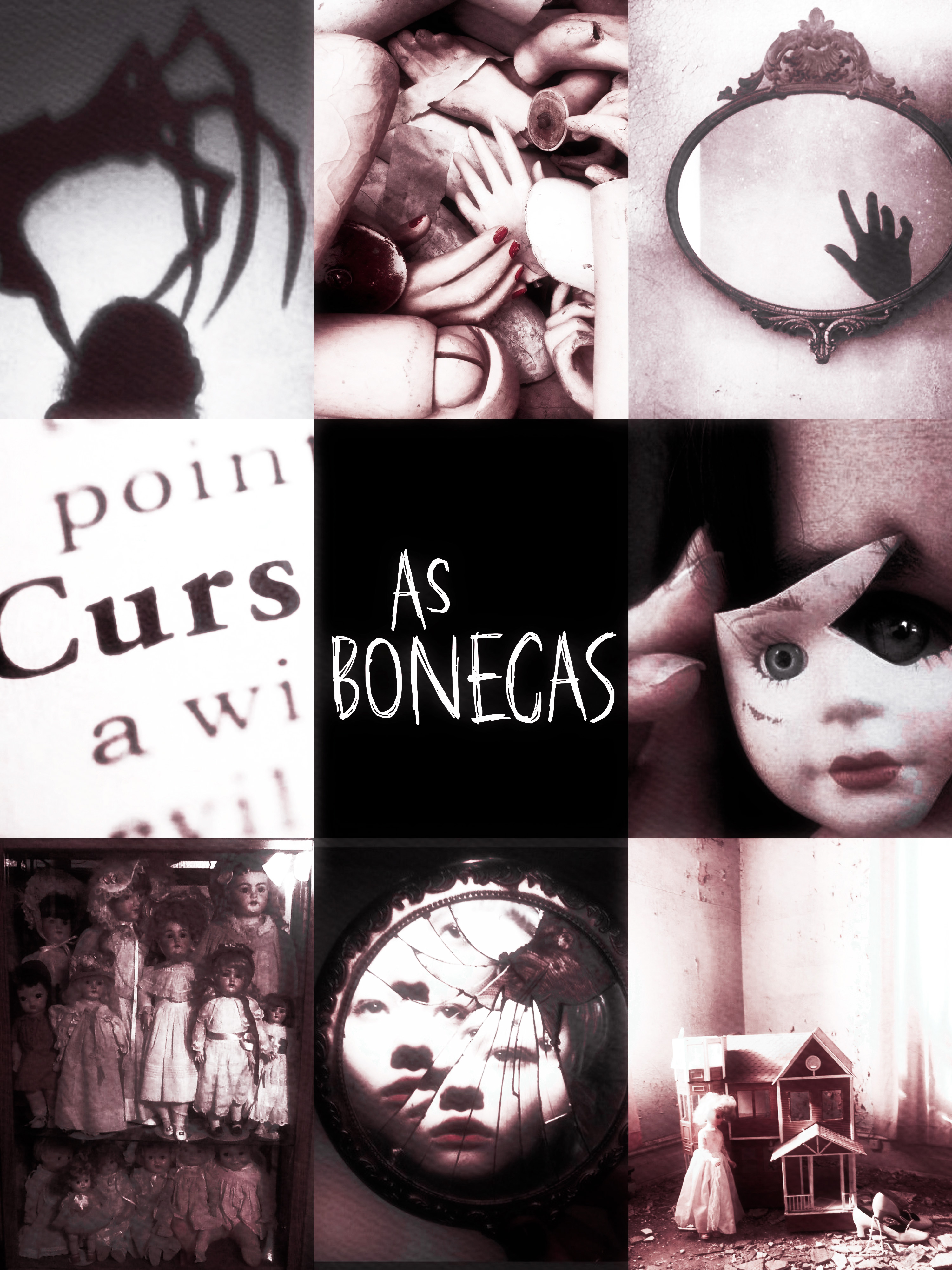 Finalmente, depois de meses, vou postar aqui a prévia do meu livro de contos de terror 🖤
Em breve, fiquem de olho ;)