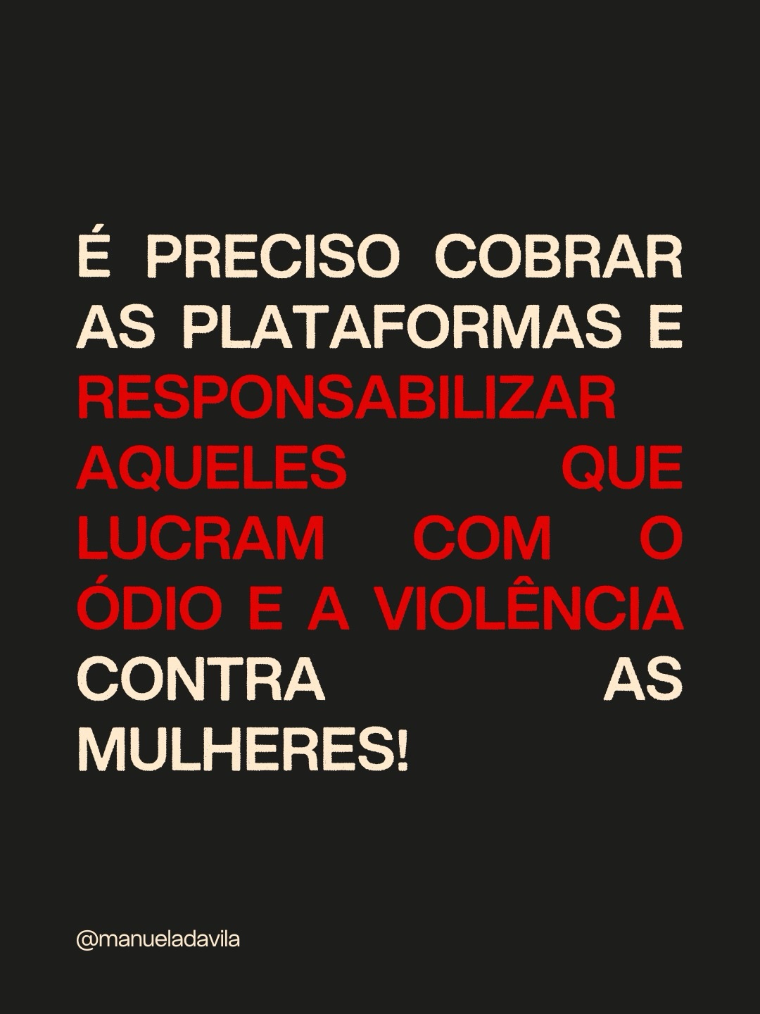 manueladavila 6 d Um dos envolvidos no estupro coletivo à menina de 17 anos em Copacabana se entregou usando uma camiseta escrito “regreat nothing”, que em português significa “não me arrependo de nada”. Você sabe o que esse código significa? Vem entender o movimento redpill e como ele coloca em risco a vida de meninas e mulheres. 980 35 163 110 2

https://www.threads.com/@literunico/post/DVrhyT8kYZ2