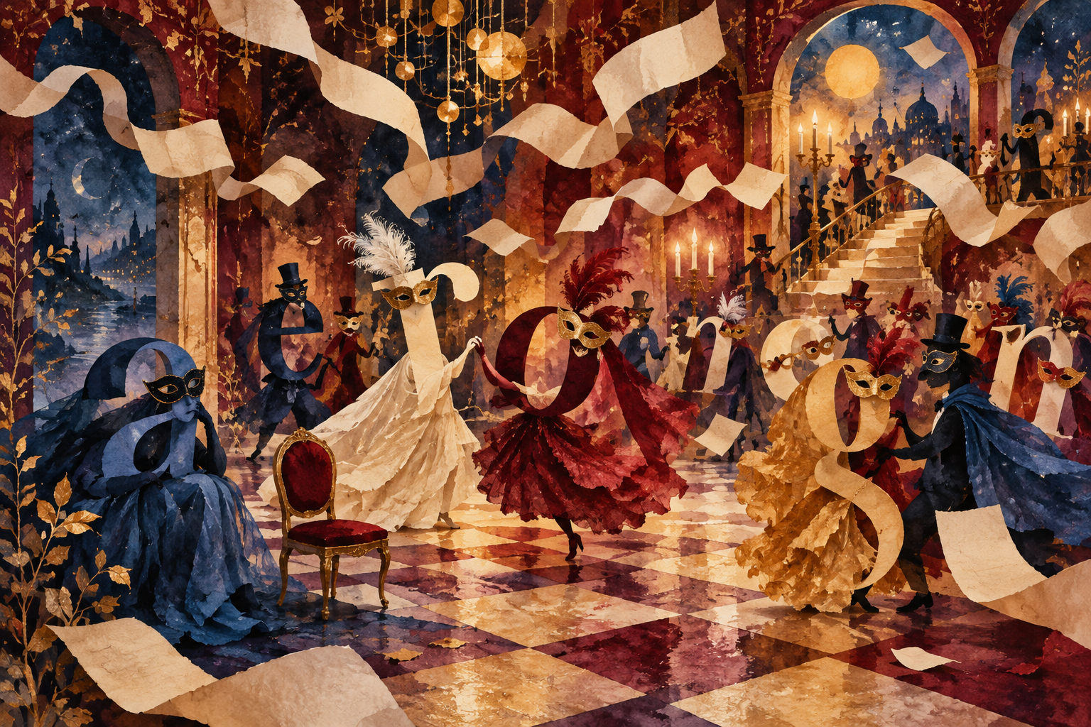 Na festa à fantasia da poesia