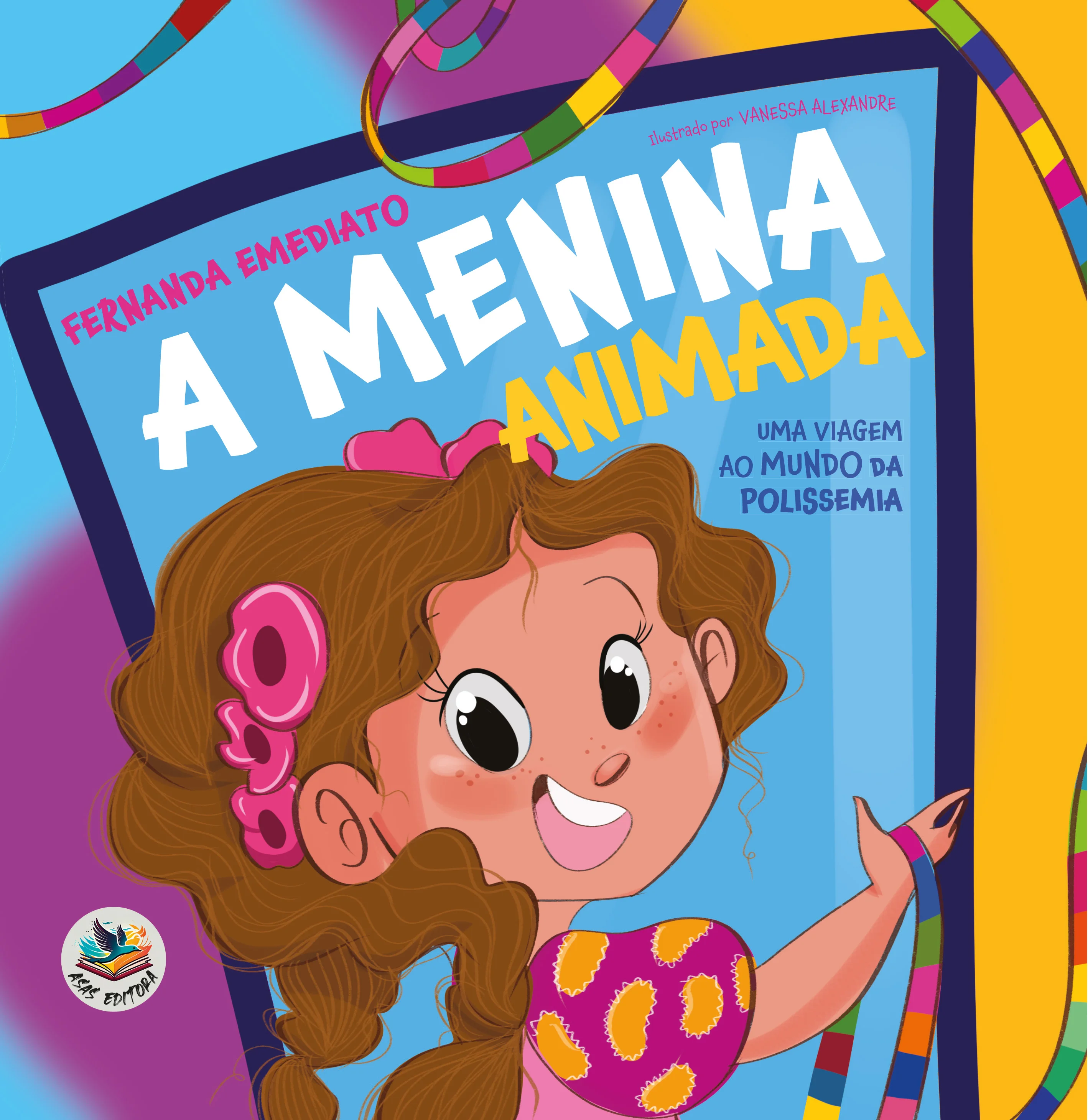 A menina animada - edição acessível com descrição de imagens