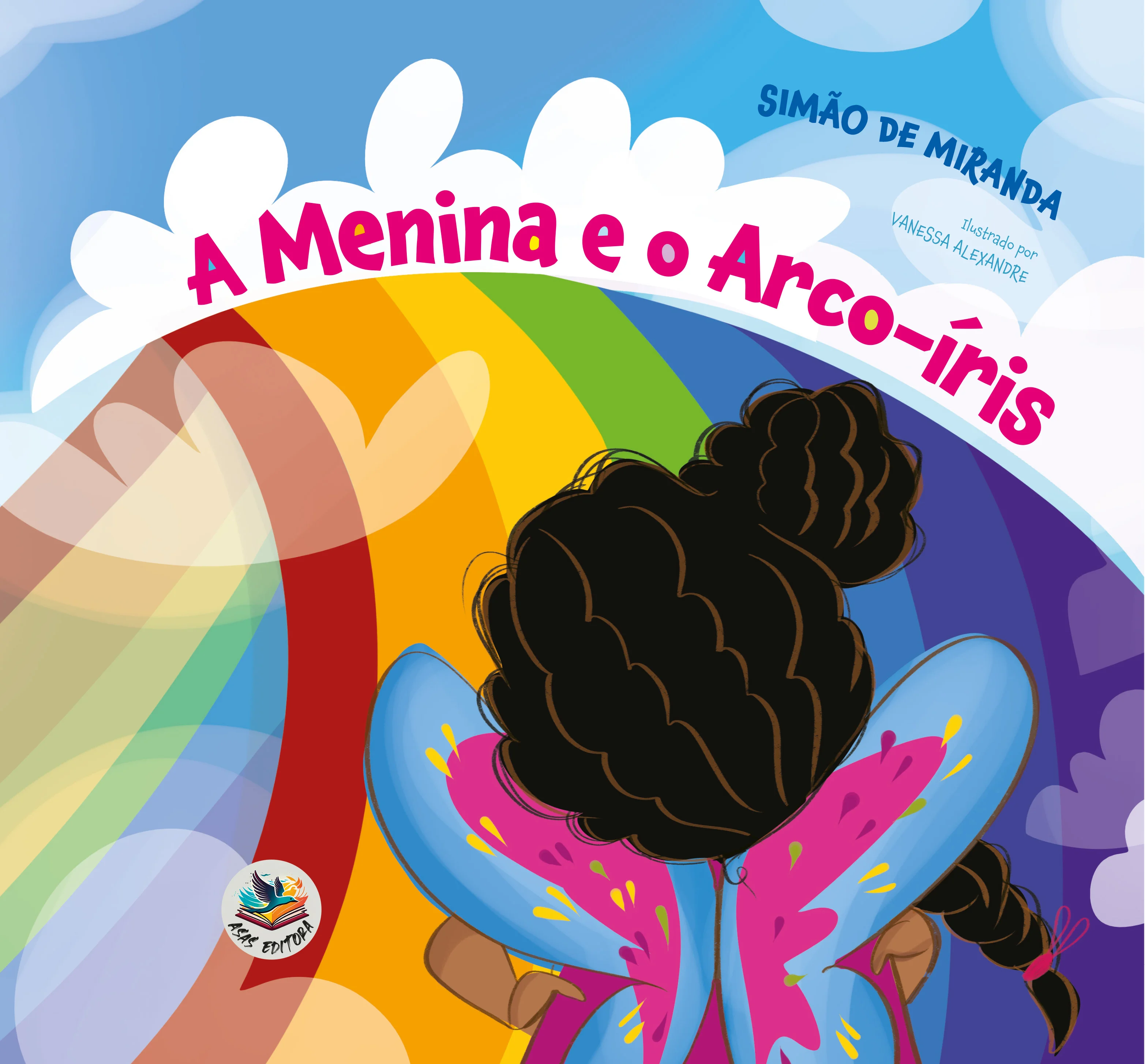 A menina e o arco-íris