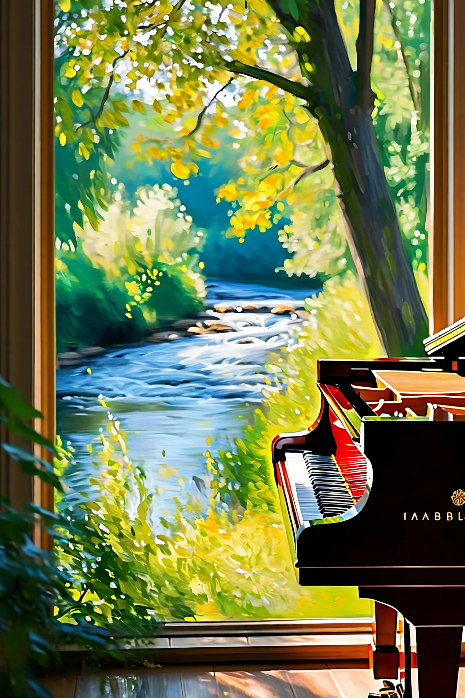 Aquela senhora tem um piano